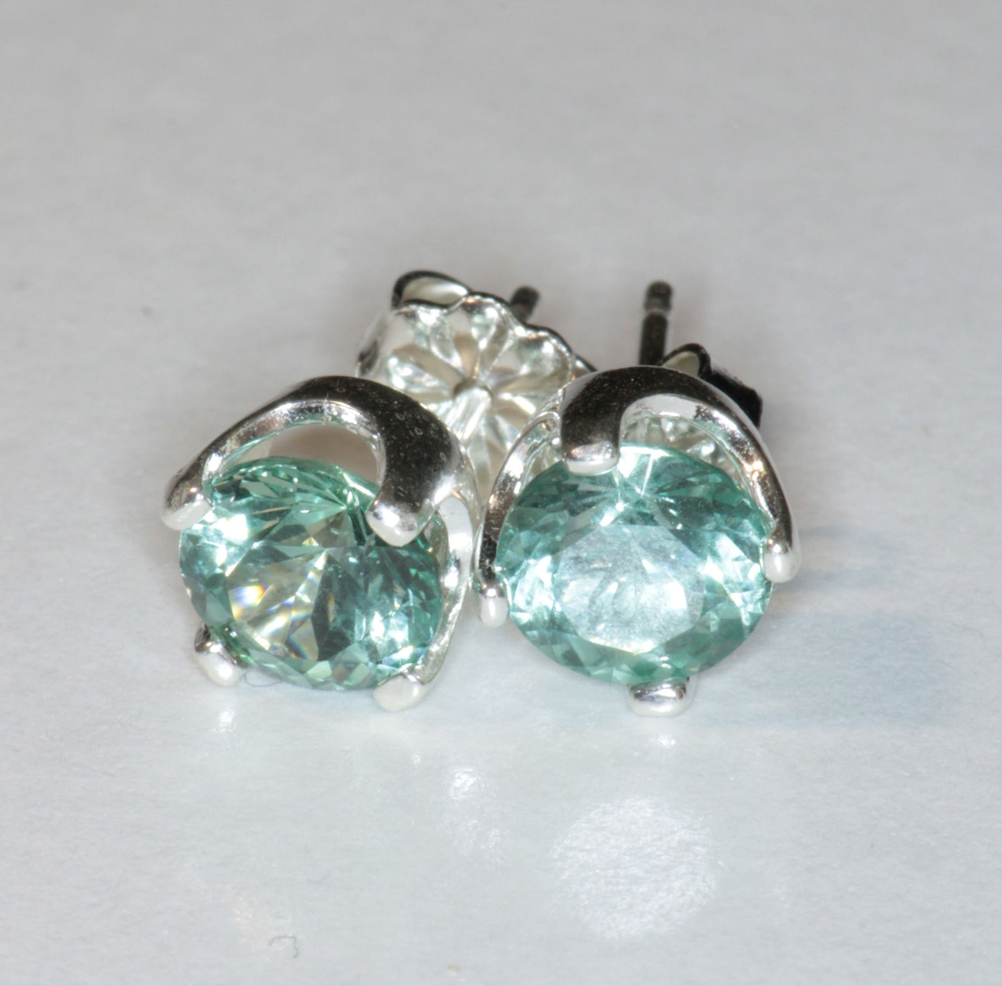 Green Sapphire Earrings