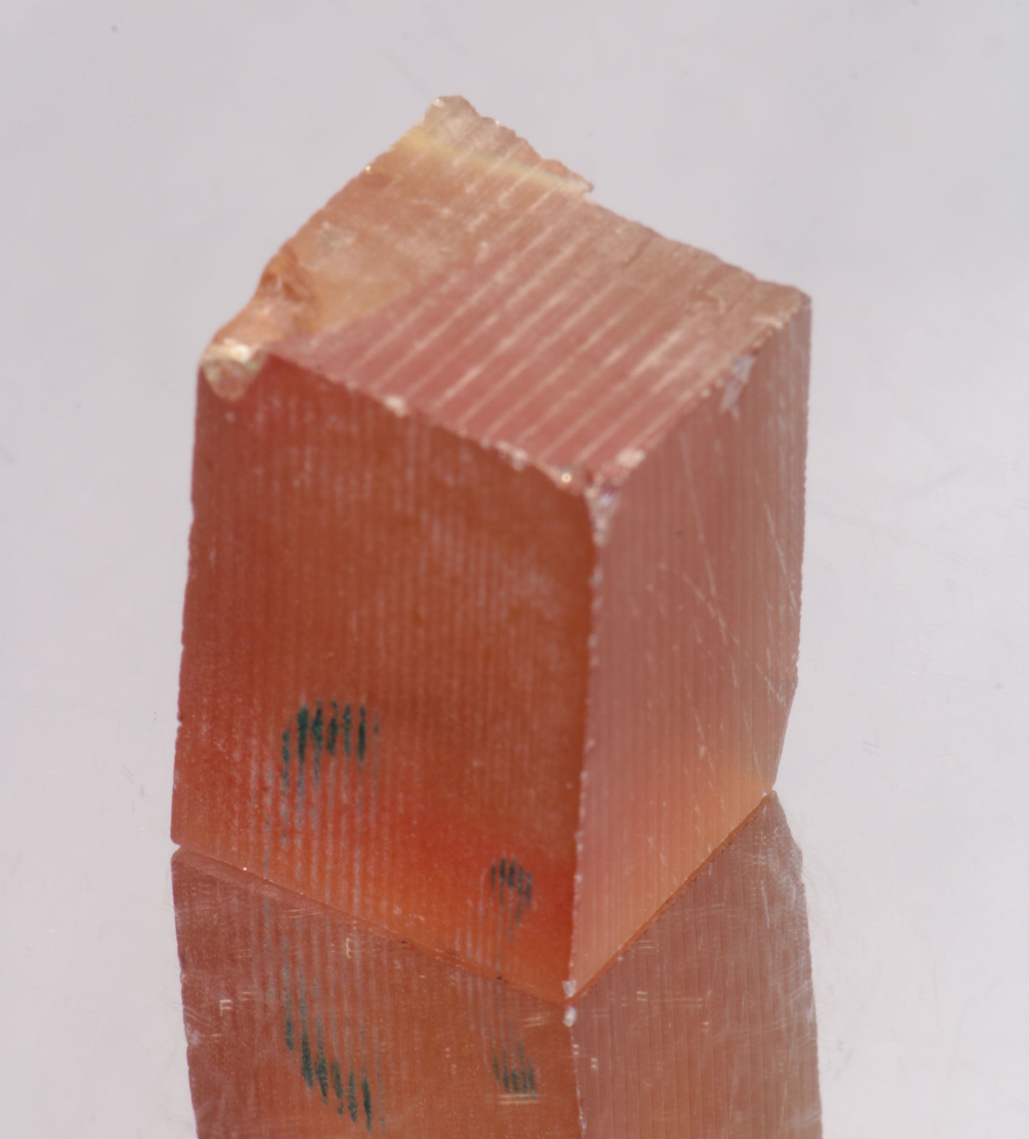 Orange Sapphire Rough, Czochralski Grown Fancy Sapphire Crystals