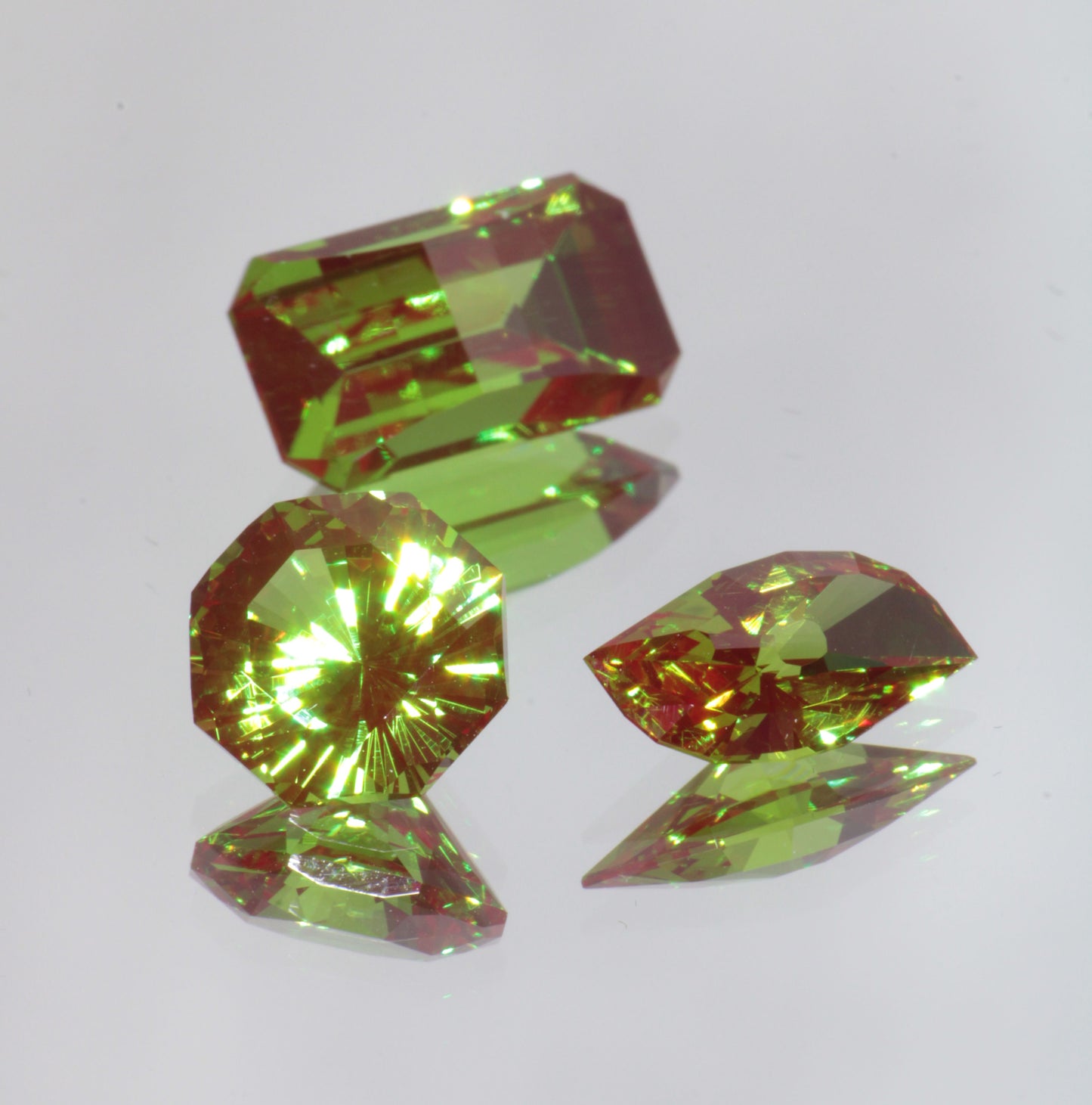 Christmas Garnet Loose Gems (Cr:YAG Laser Garnet)