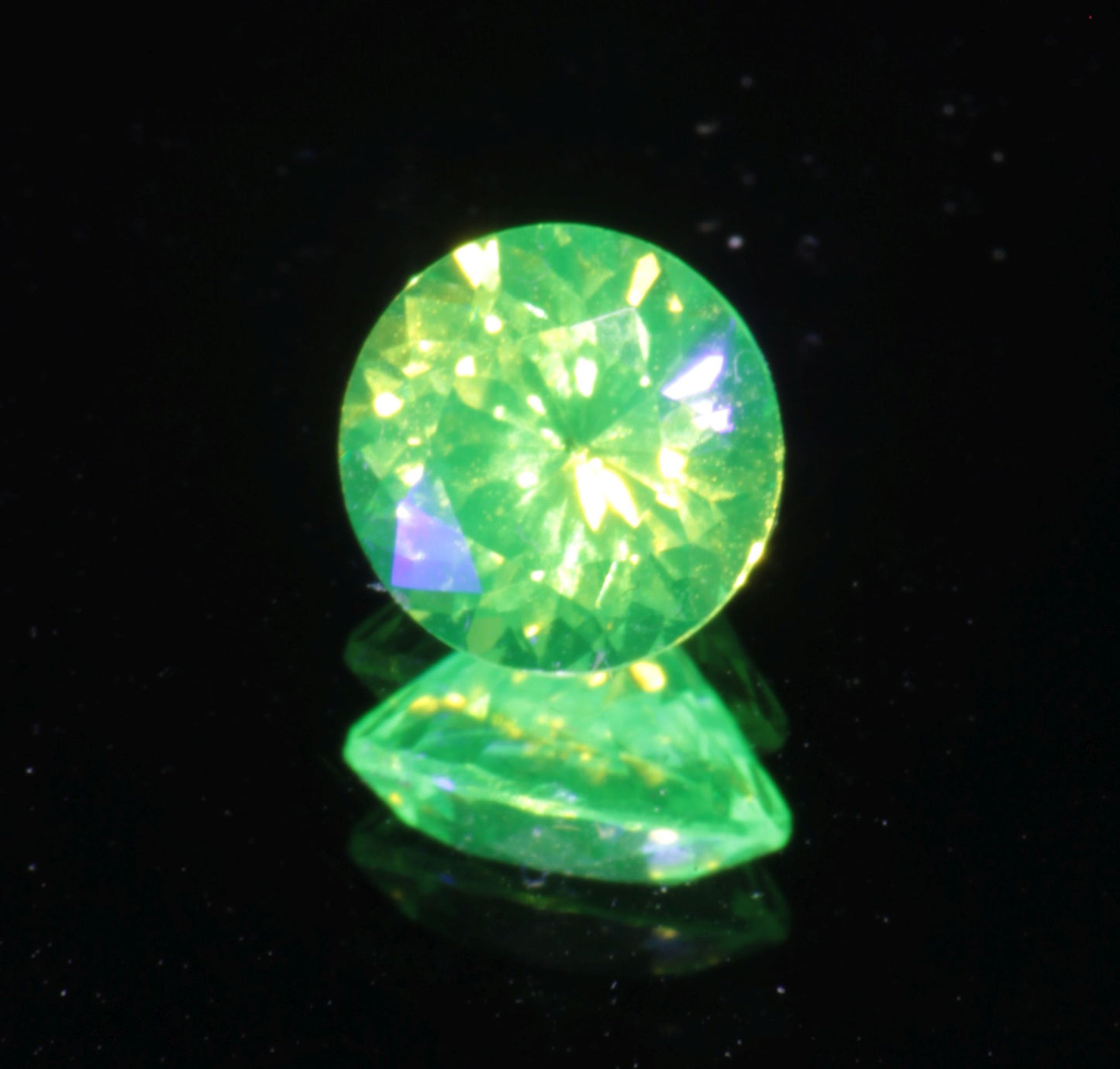 LuAG Lumogarnet Faceted Loose Gems