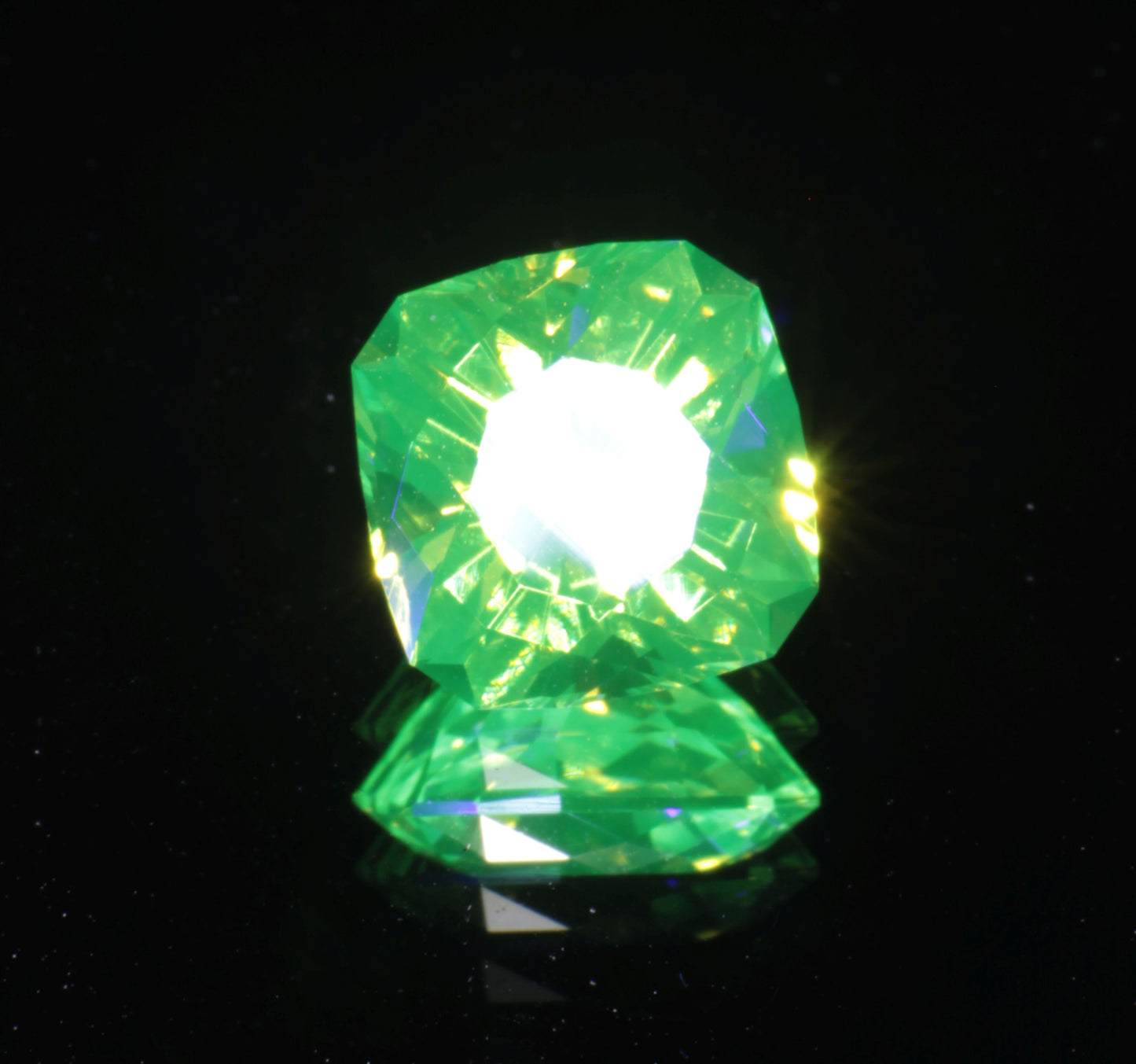 LuAG Lumogarnet Faceted Loose Gems