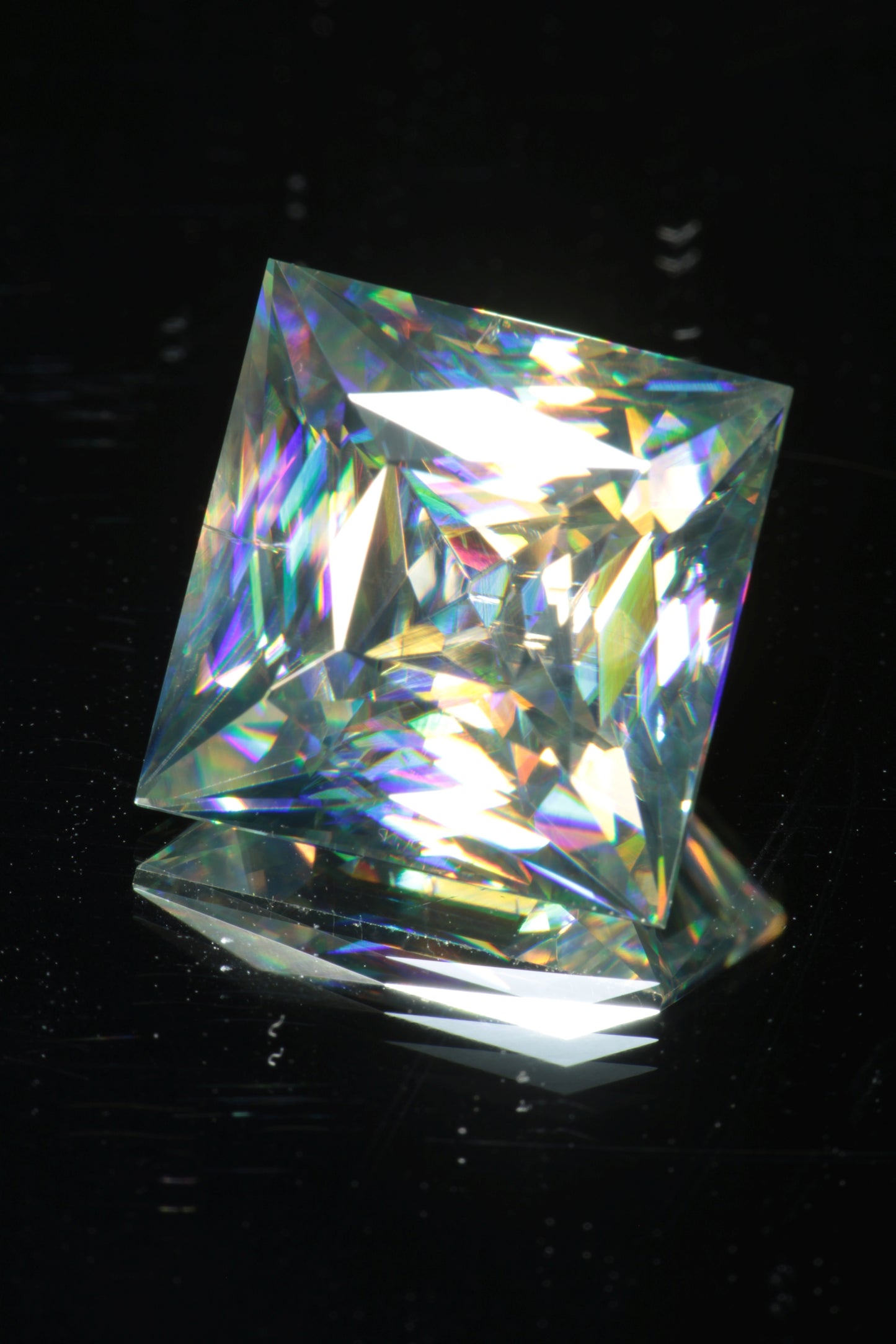 Rutile Gems, Faceted Labmade Loose Gemstones
