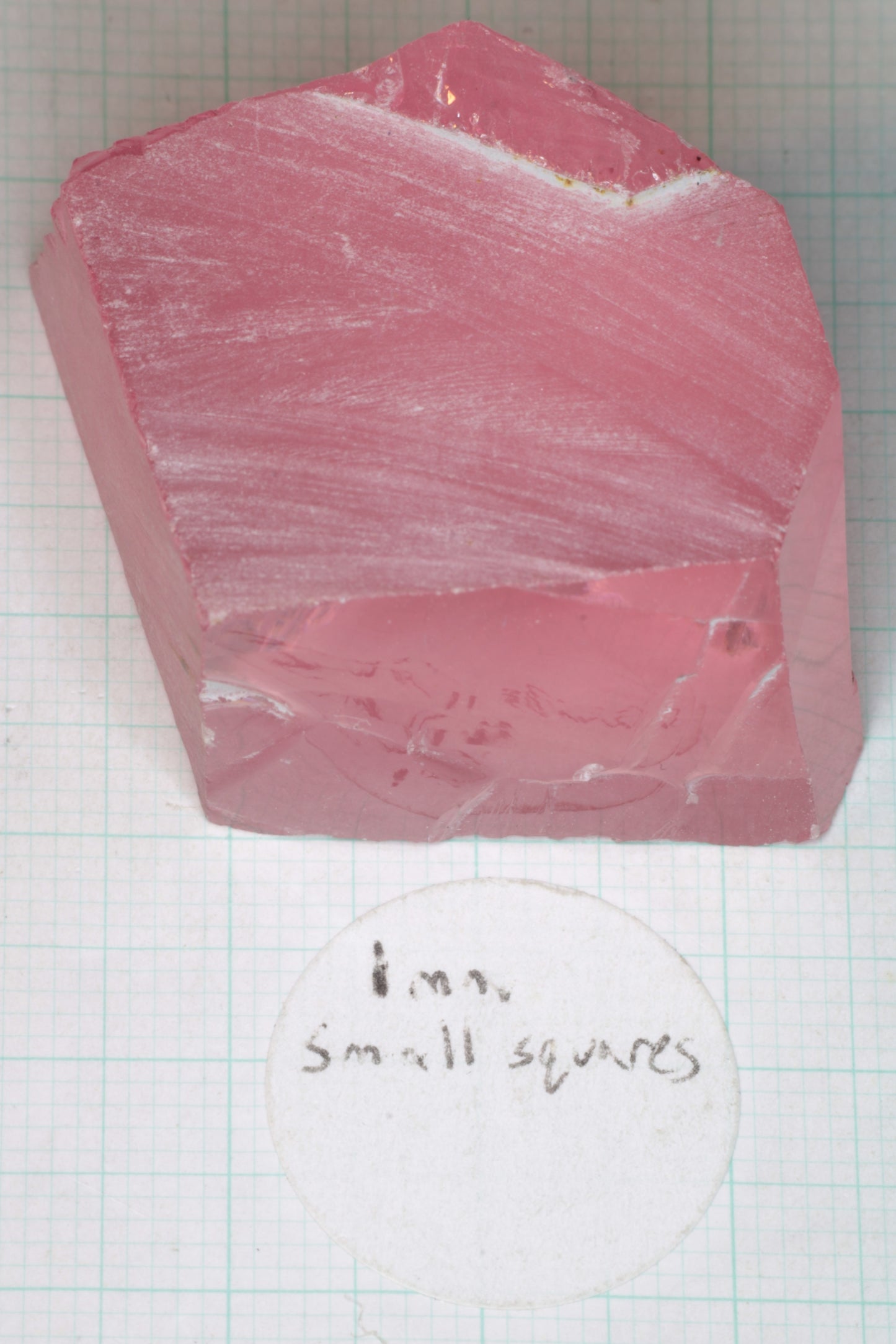 Titanium Laser Sapphire Facet Rough Lab Created Crystals