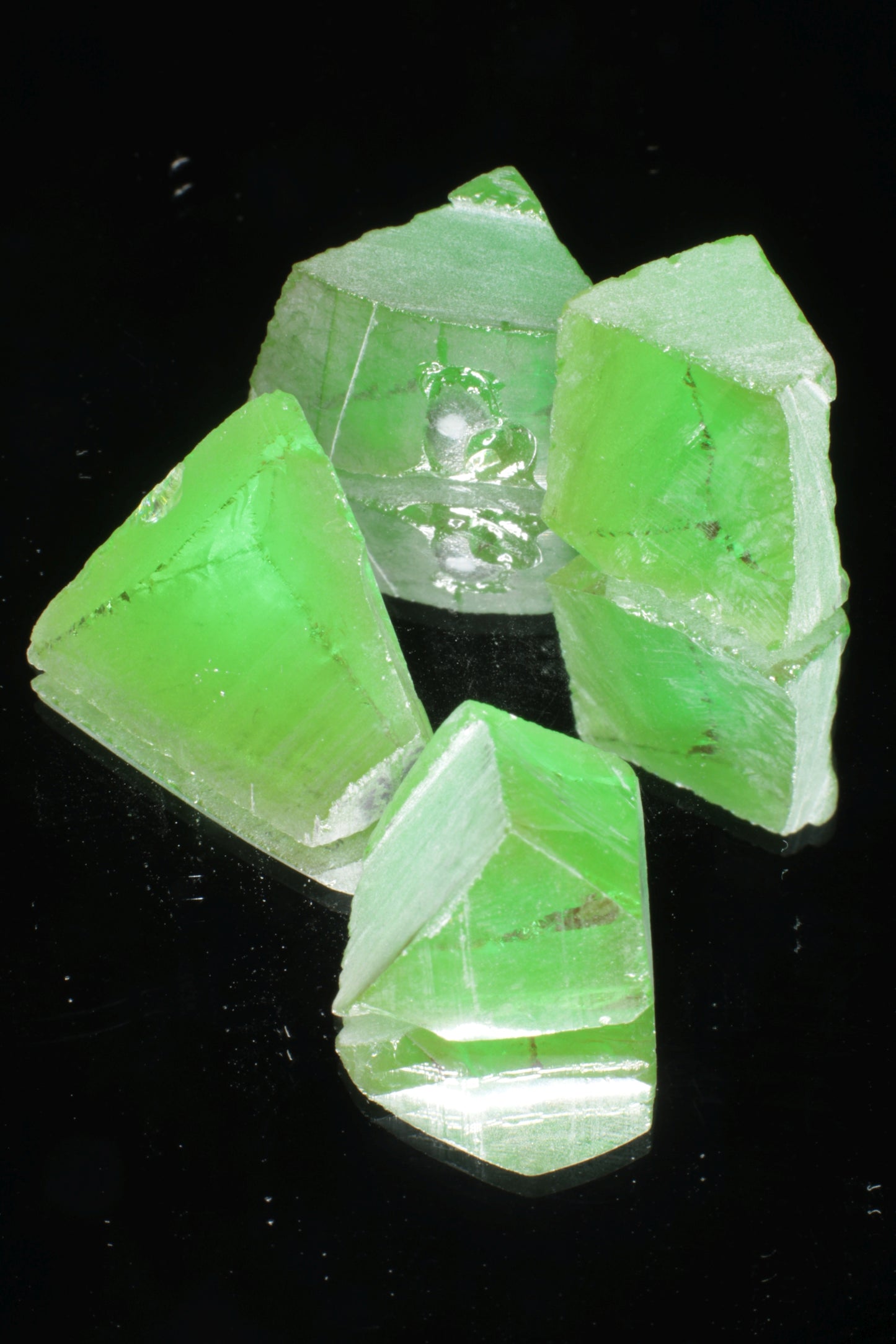 Christmas Garnet Facet Rough, Cr YAG