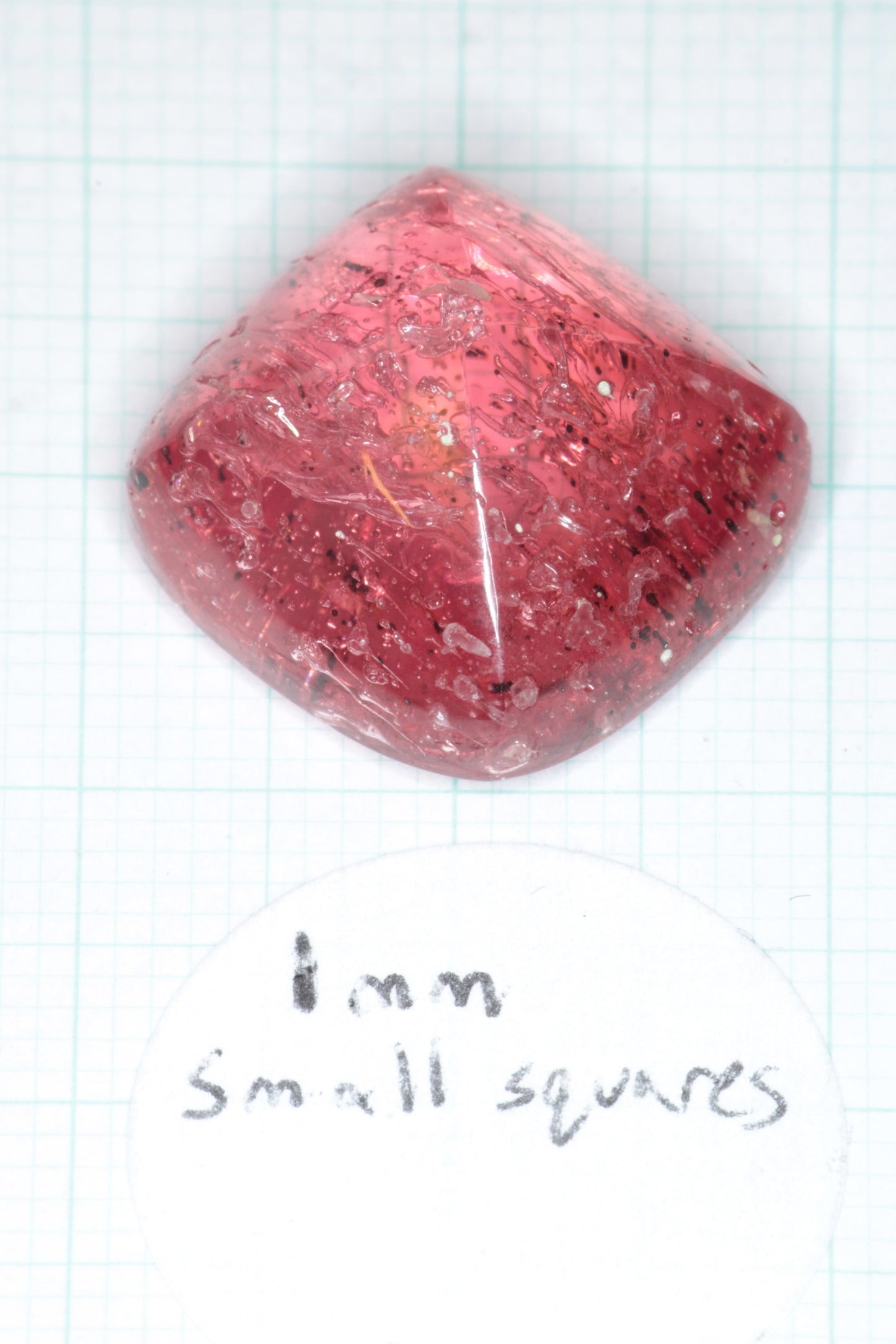 Pink Laser Sapphire Cabochons, Titanium Strawberry Sapphire