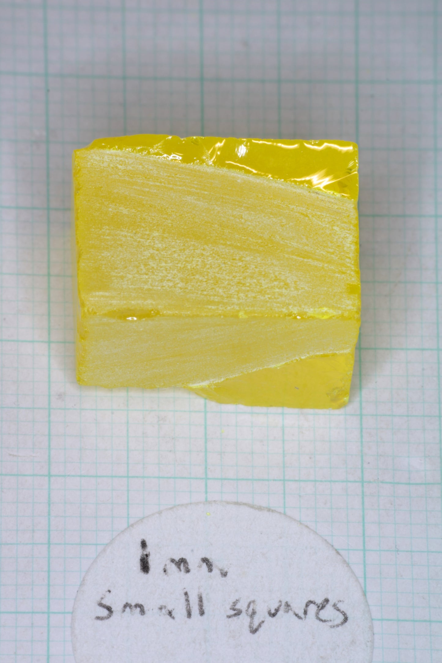 Cerium YAG Facet Rough, Vivid Yellow Lab Garnet