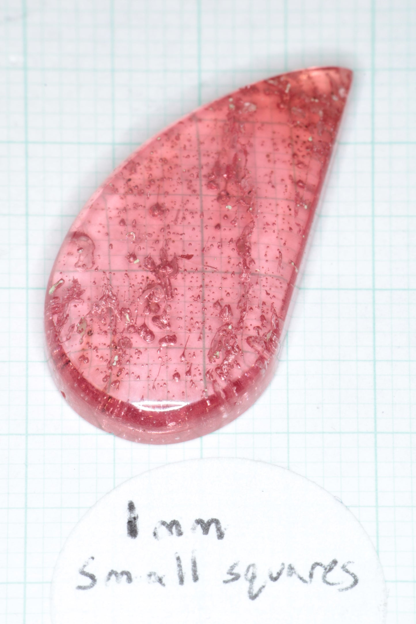 Pink Laser Sapphire Cabochons, Titanium Strawberry Sapphire