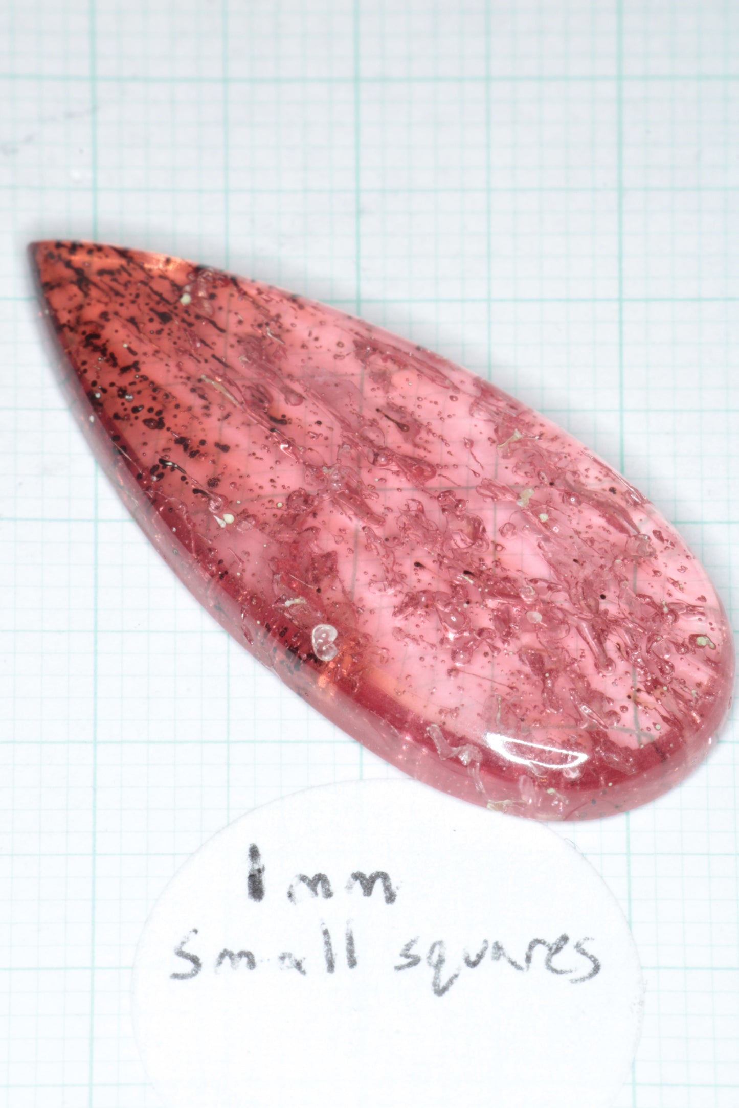 Pink Laser Sapphire Cabochons, Titanium Strawberry Sapphire
