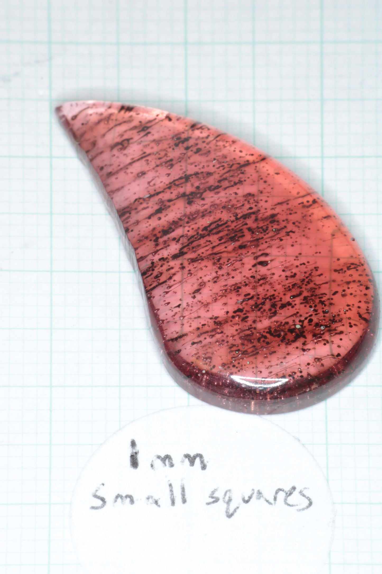 Pink Laser Sapphire Cabochons, Titanium Strawberry Sapphire