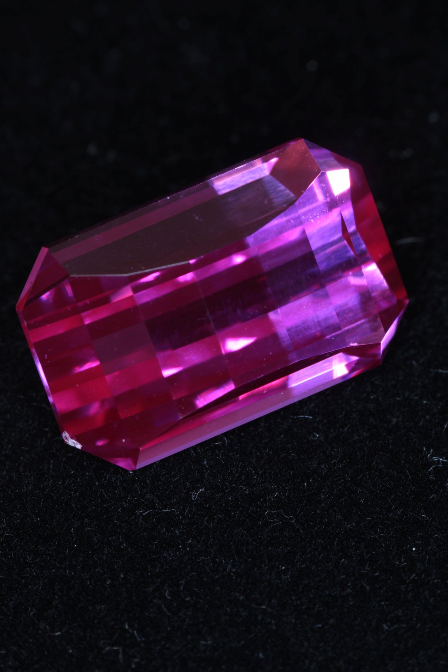 Soviet Pink and Bicolor Ruby Loose Faceted Stones, Old Laser Stock