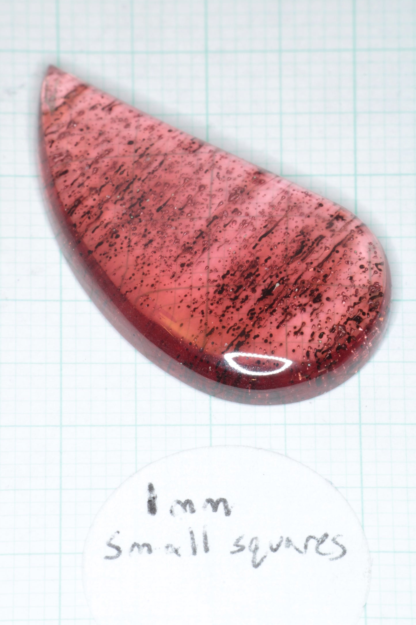 Pink Laser Sapphire Cabochons, Titanium Strawberry Sapphire