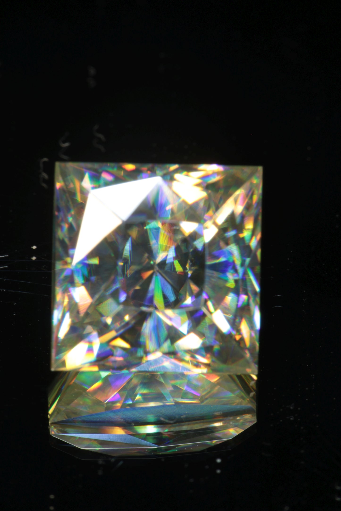 Rutile Gems, Faceted Labmade Loose Gemstones