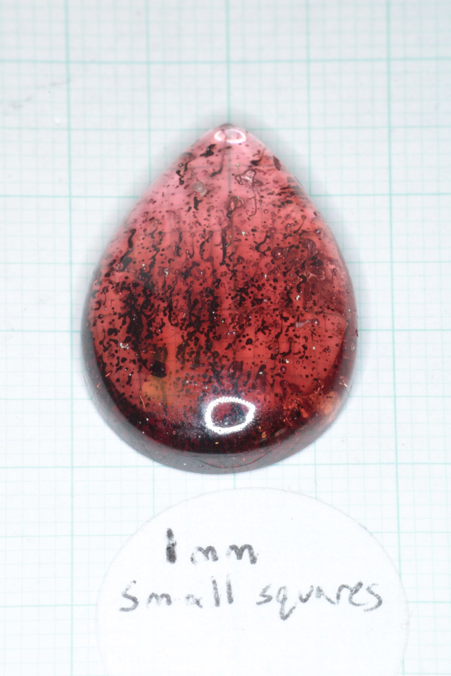 Pink Laser Sapphire Cabochons, Titanium Strawberry Sapphire