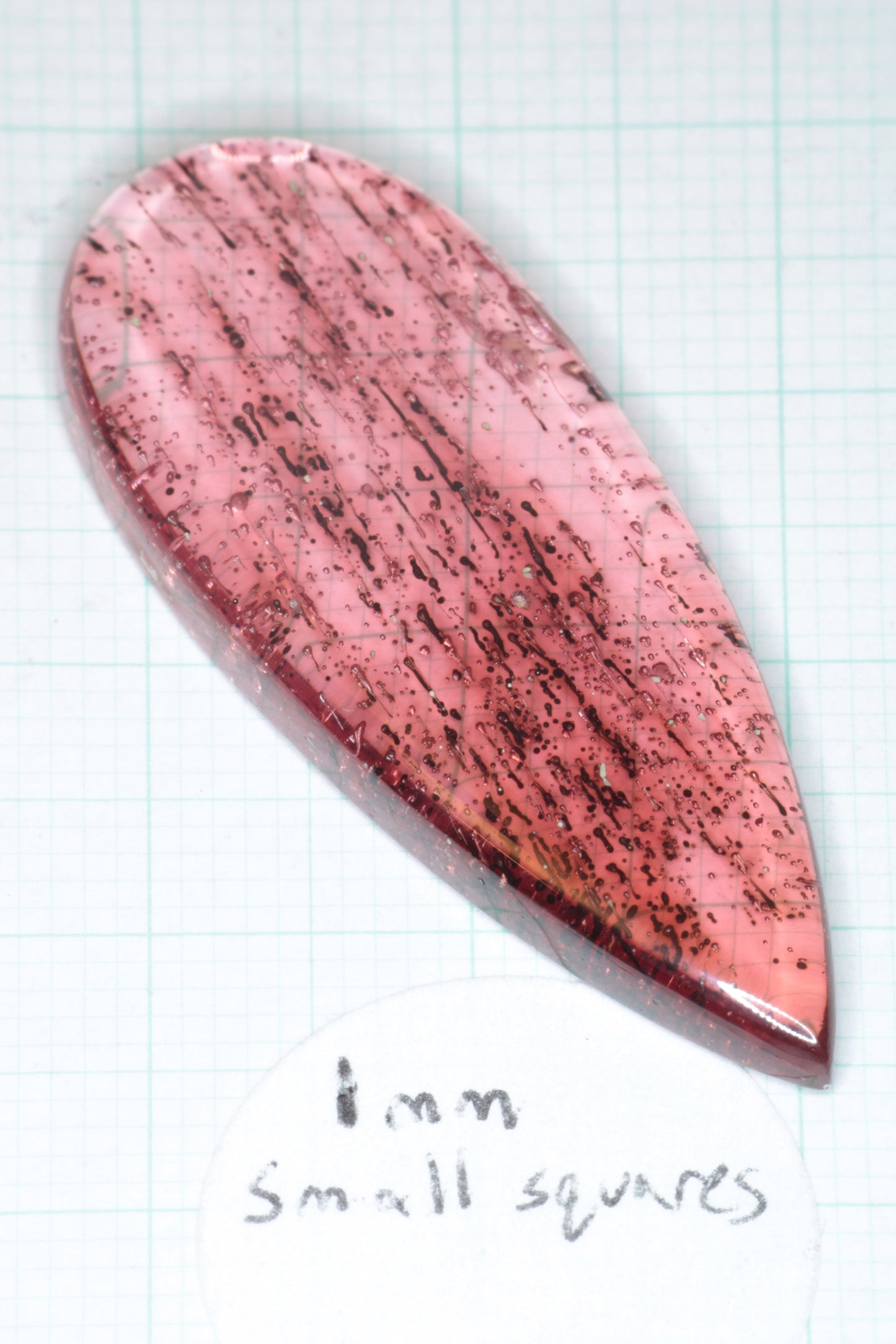 Pink Laser Sapphire Cabochons, Titanium Strawberry Sapphire