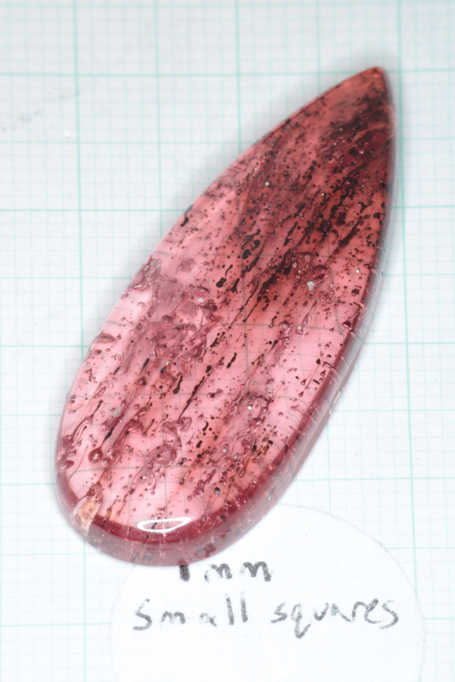 Pink Laser Sapphire Cabochons, Titanium Strawberry Sapphire