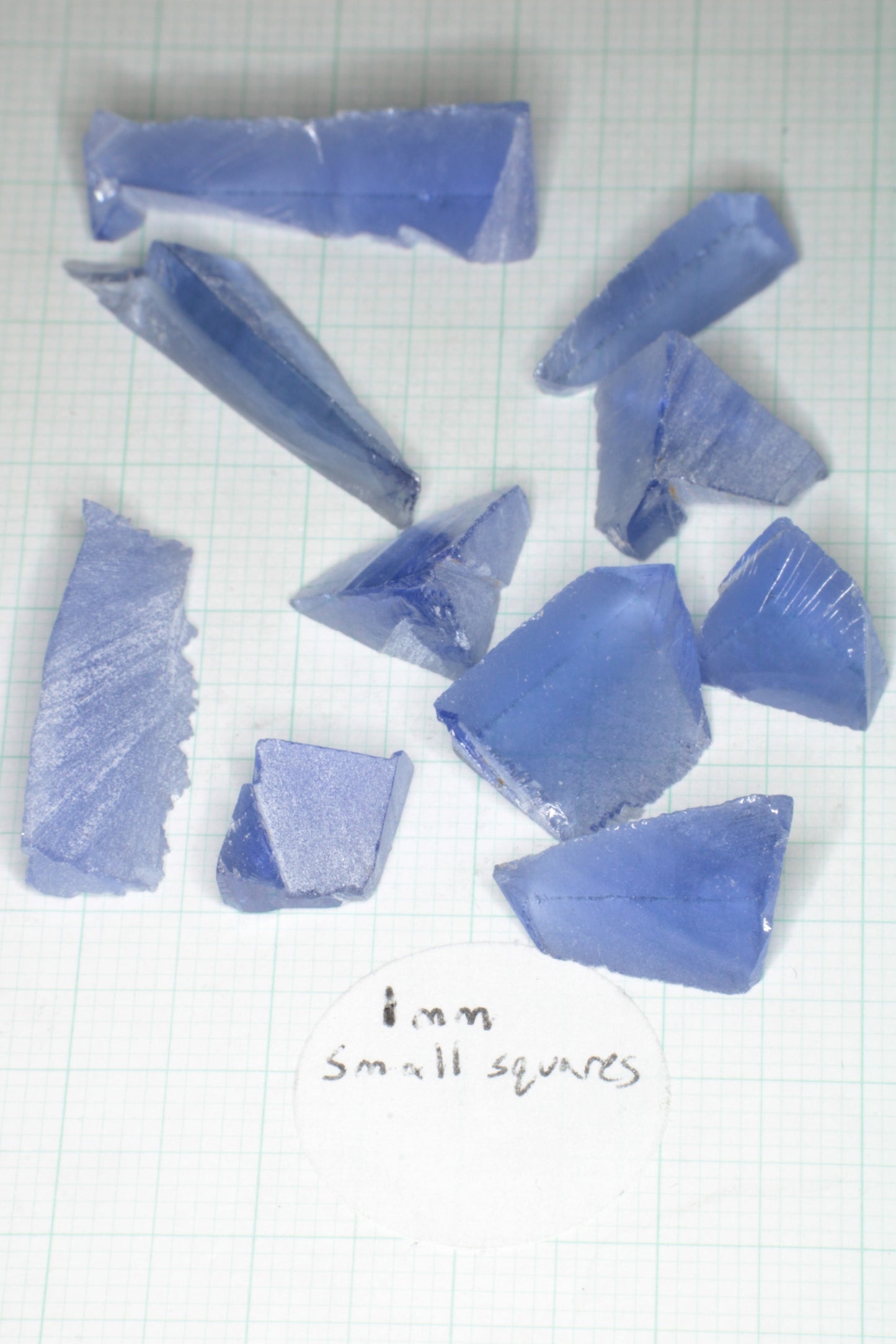 Blue Sapphire Rough, Czochralski Grown Sapphire Crystals