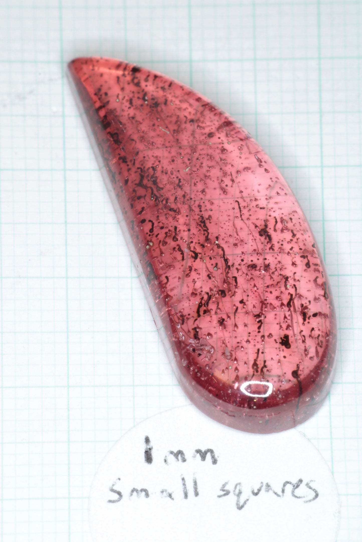 Pink Laser Sapphire Cabochons, Titanium Strawberry Sapphire