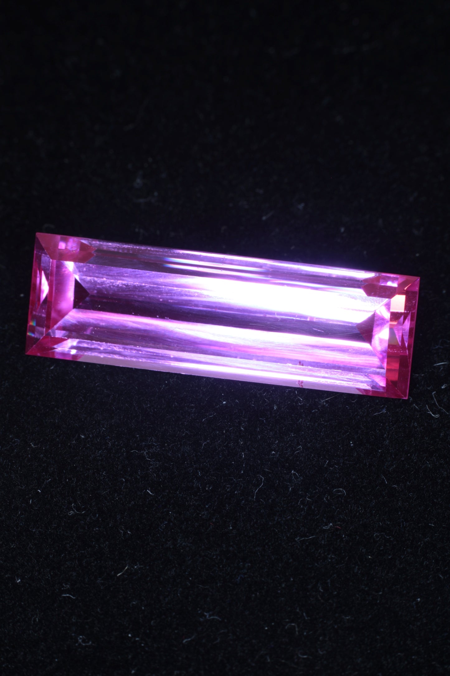 Soviet Pink and Bicolor Ruby Loose Faceted Stones, Old Laser Stock