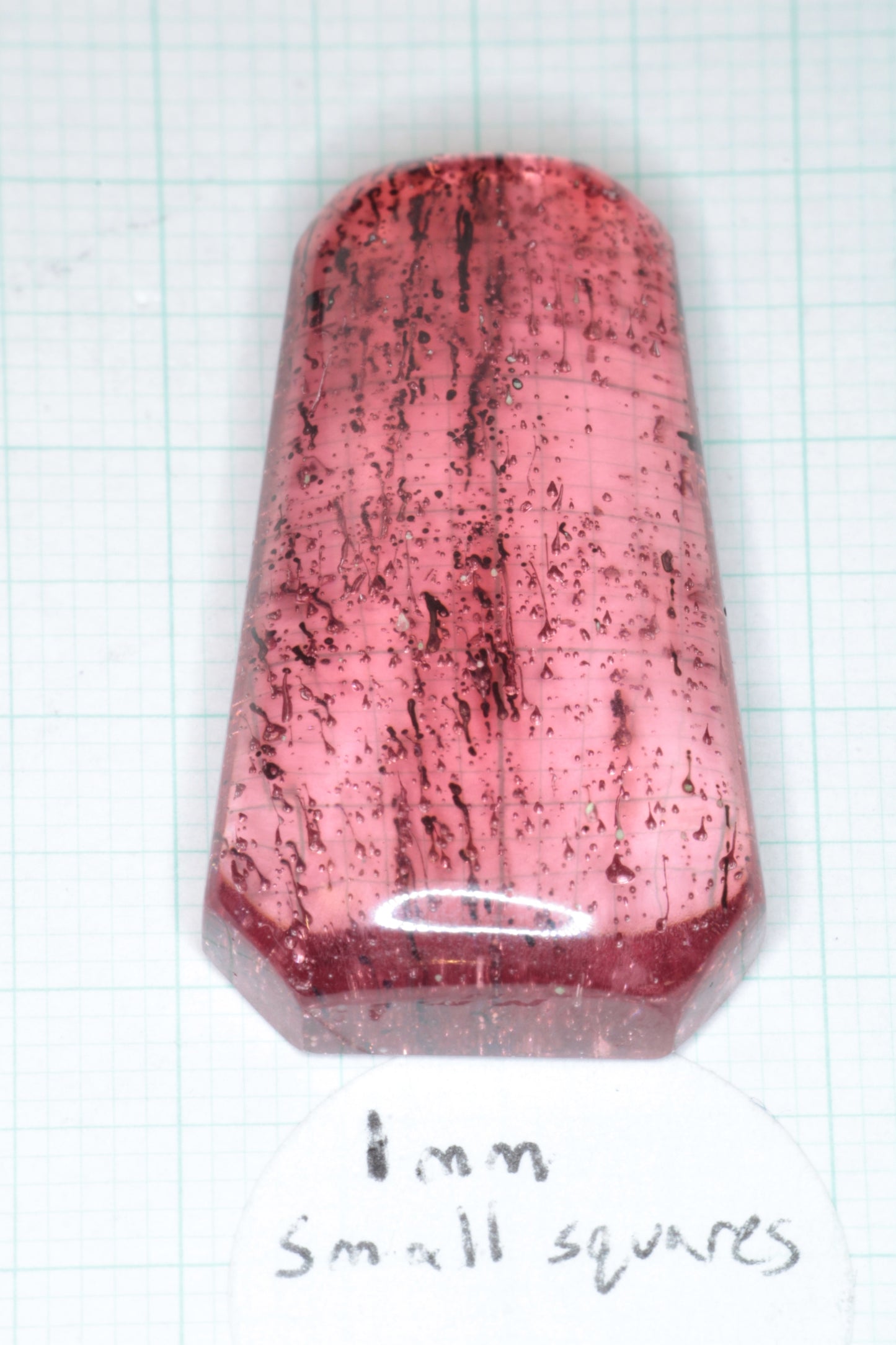 Pink Laser Sapphire Cabochons, Titanium Strawberry Sapphire
