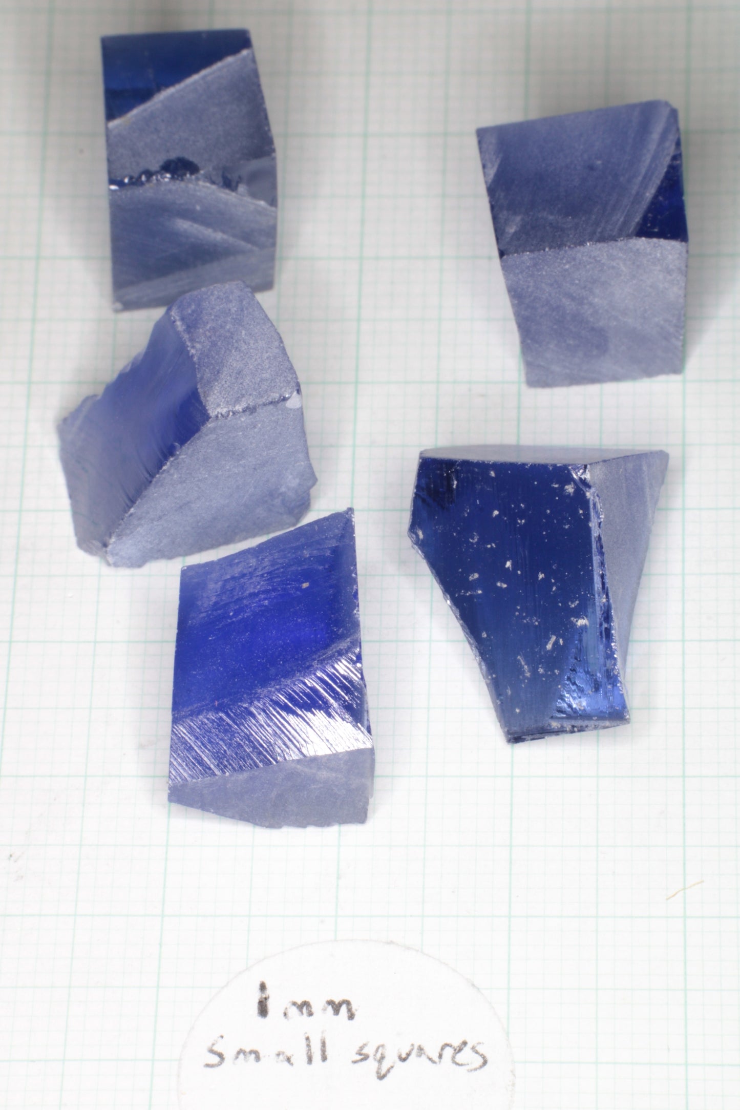 Blue Sapphire Rough, Czochralski Grown Sapphire Crystals