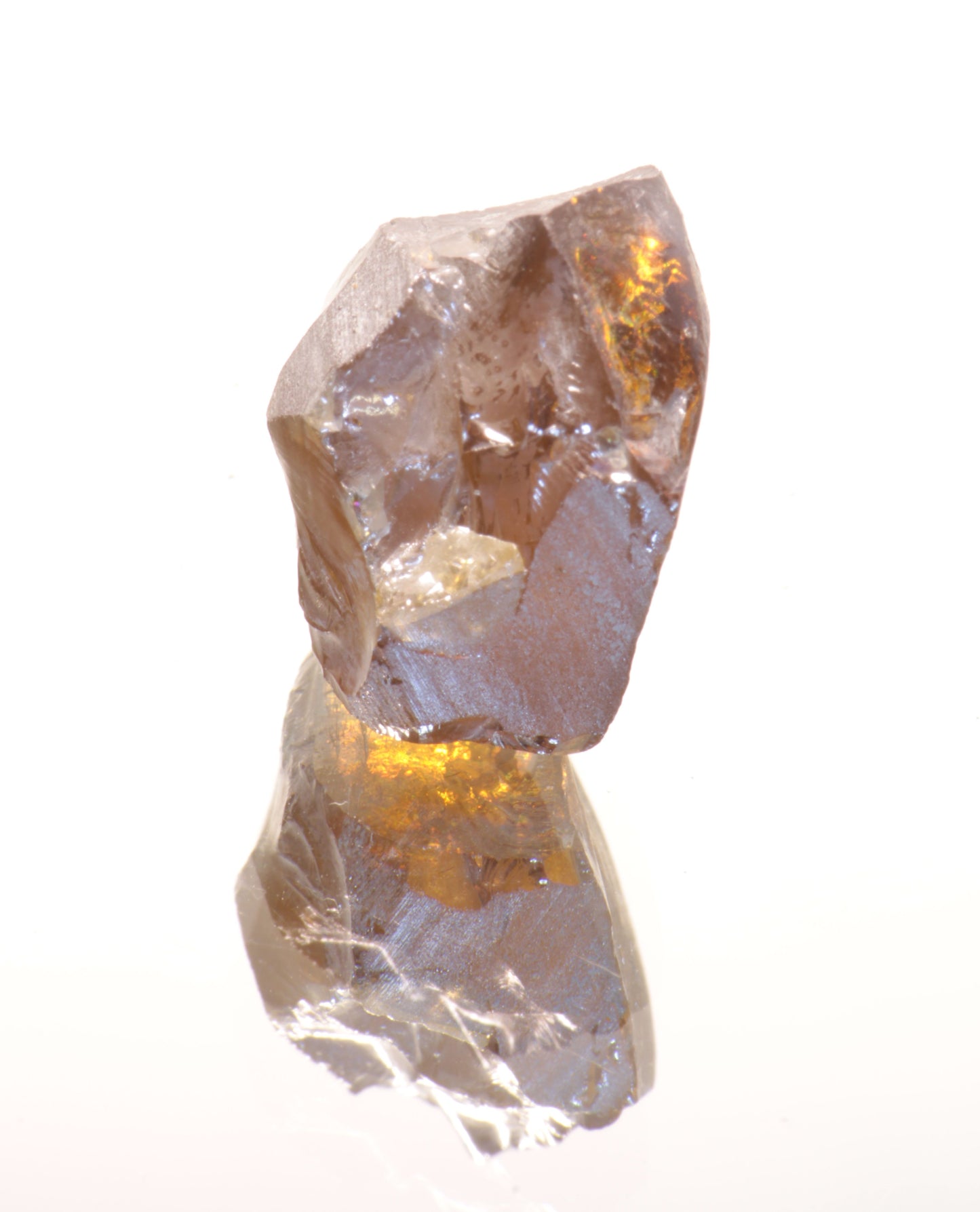 Rutile Facet Rough, Lab Created Rutile Uncut