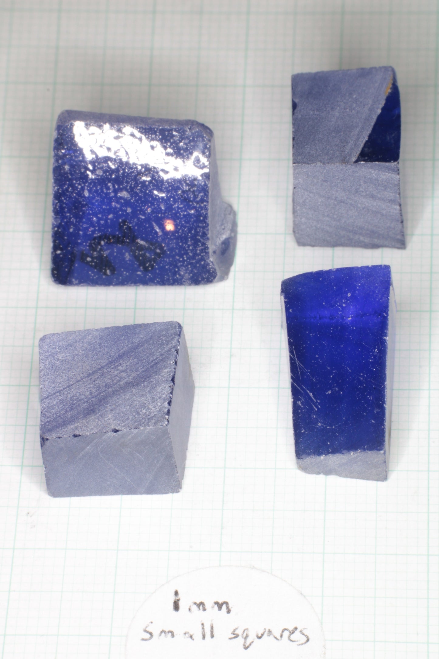 Blue Sapphire Rough, Czochralski Grown Sapphire Crystals