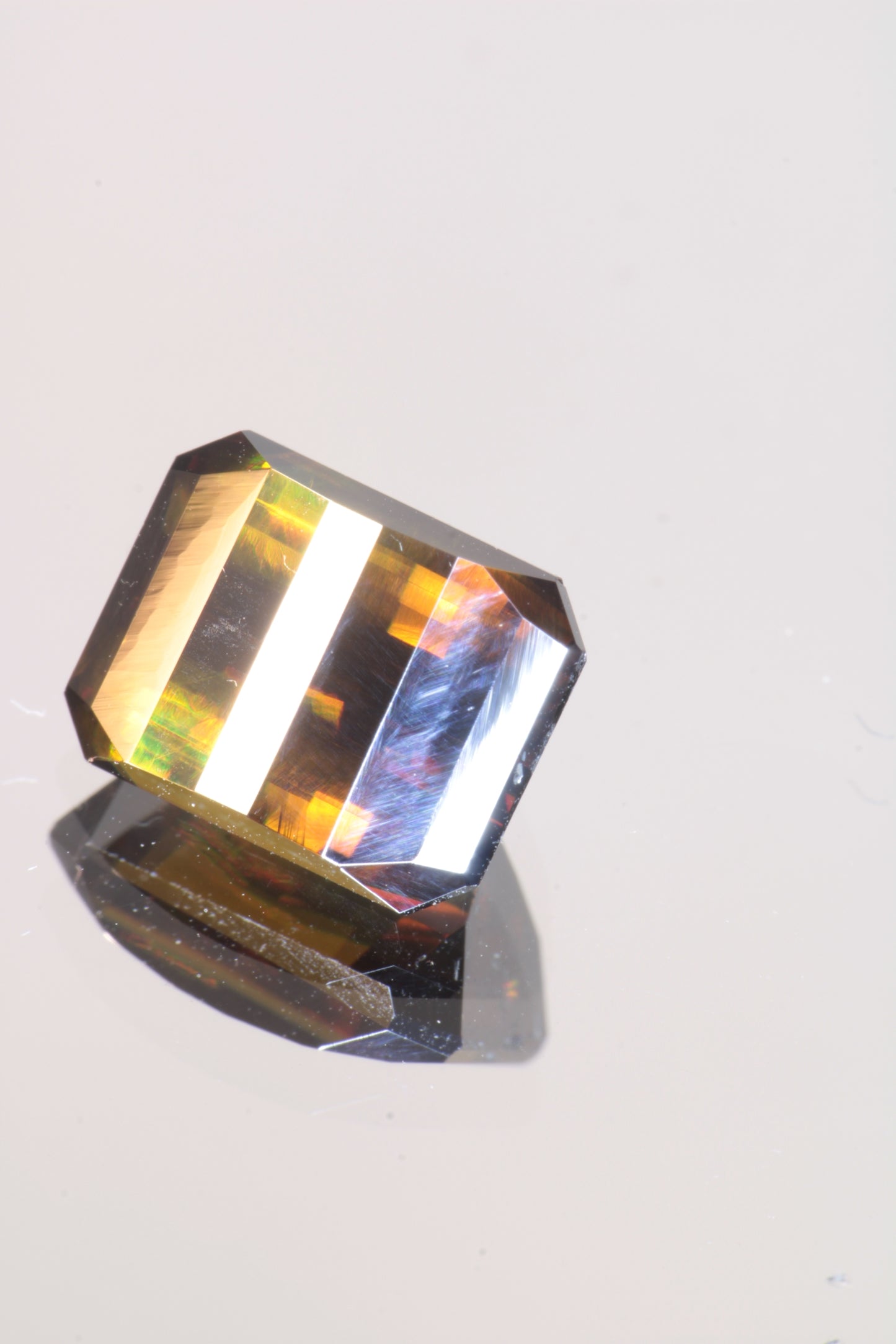 Rutile Gems, Faceted Labmade Loose Gemstones