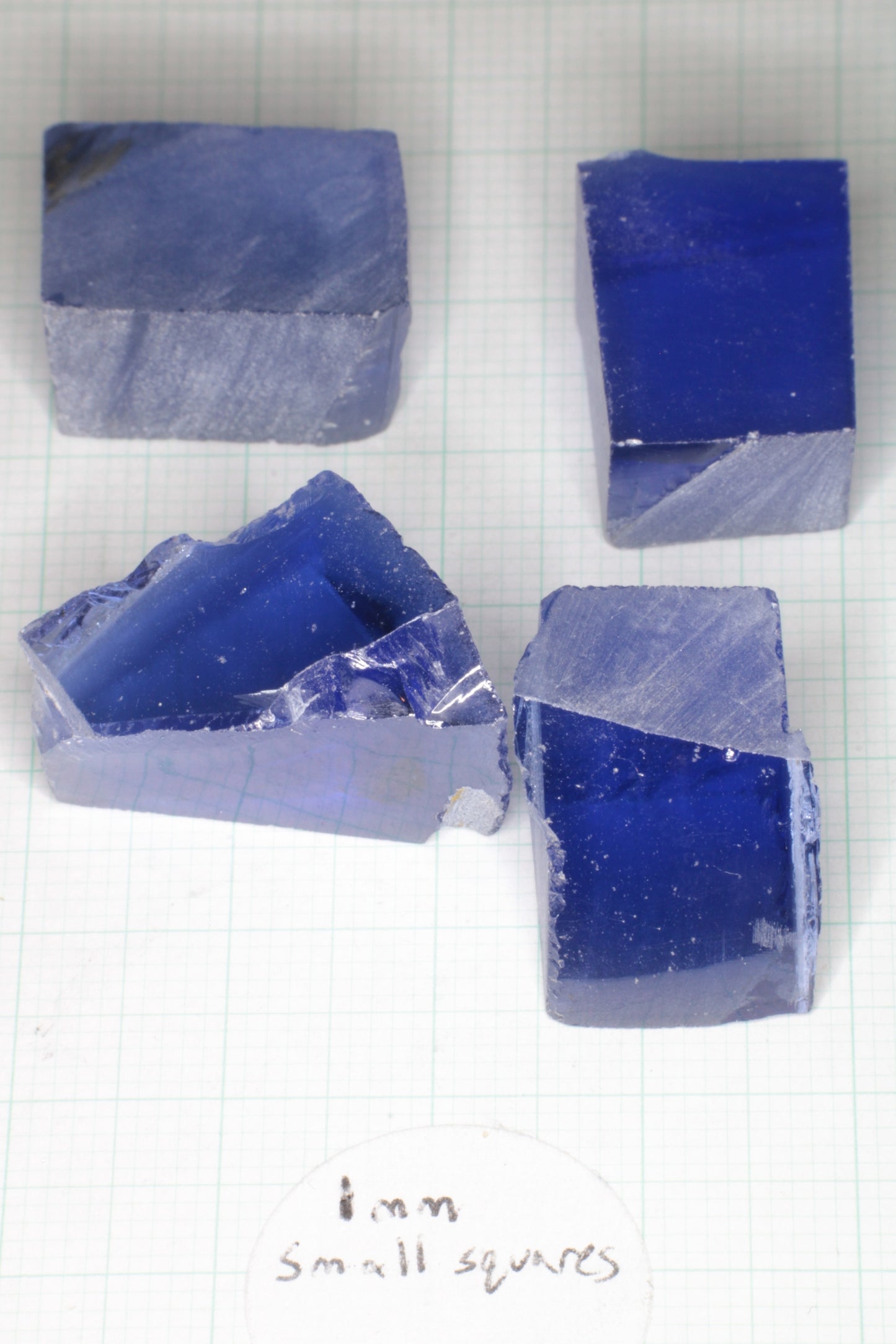Blue Sapphire Rough, Czochralski Grown Sapphire Crystals