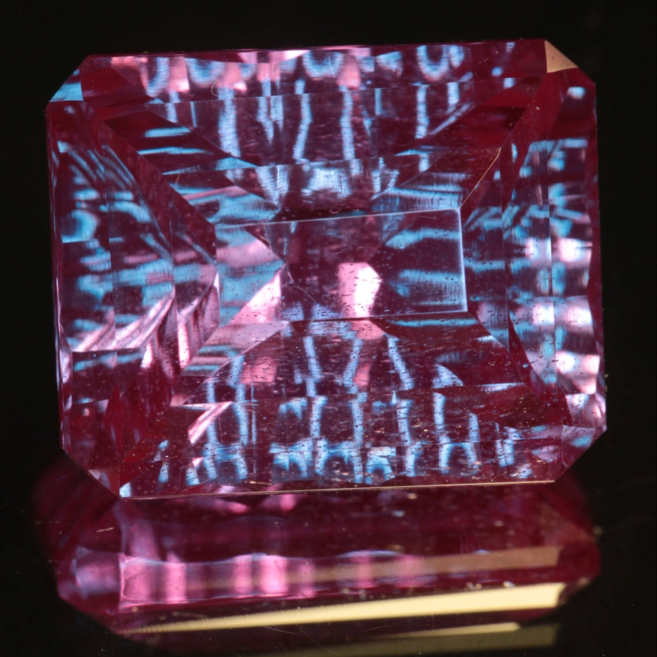 Fantasy Cut Laser Alexandrite Stones, Lab Created Red Glow Alexandrite