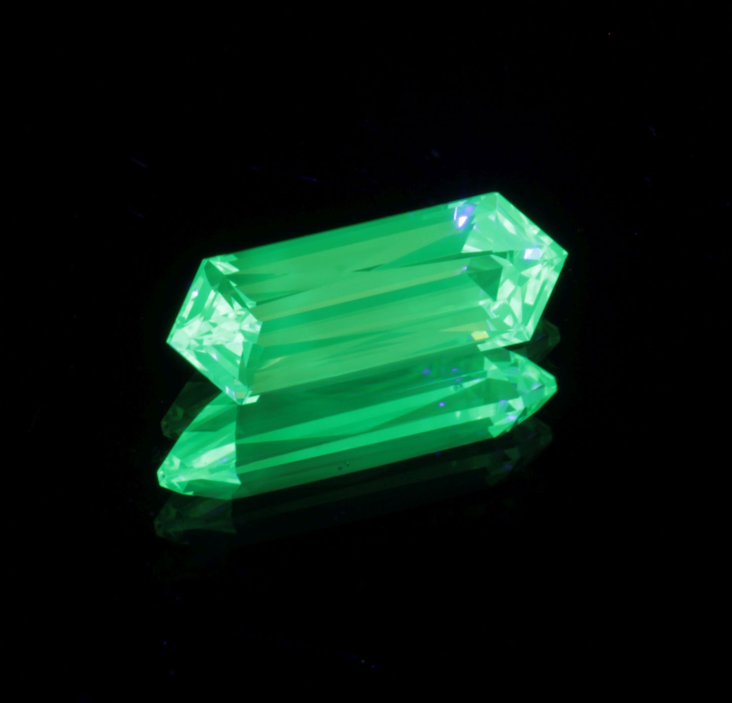 LuAG Lumogarnet Faceted Loose Gems