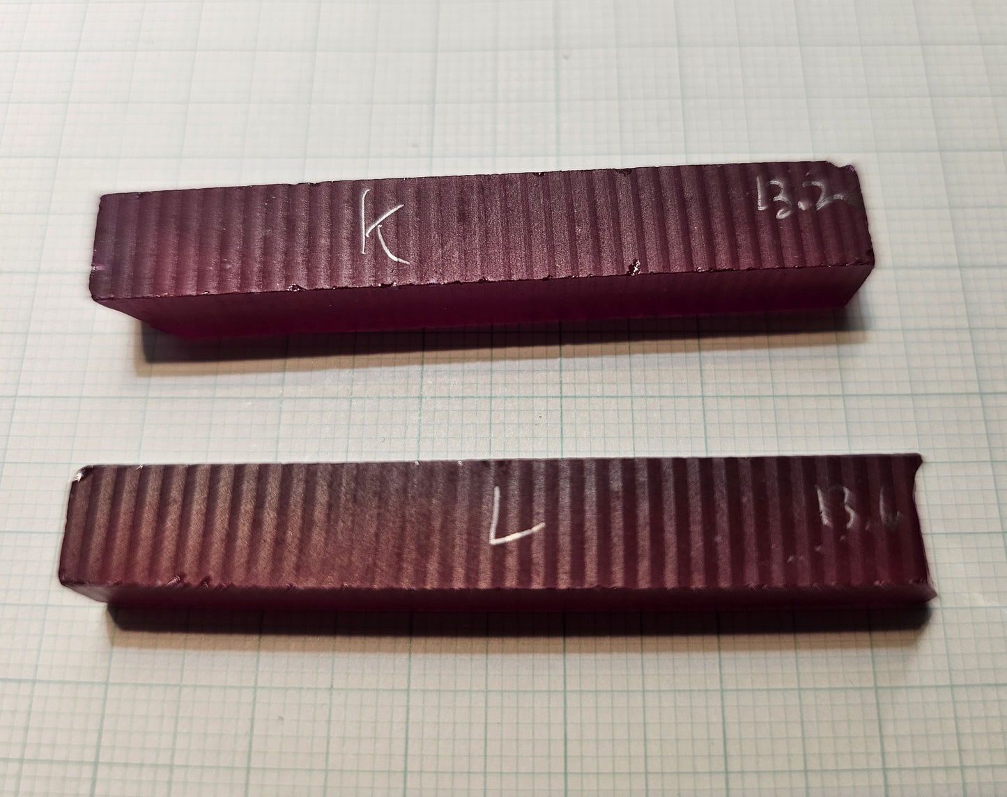 Red Ruby Facet Rough Czochralski Lab Created Crystals