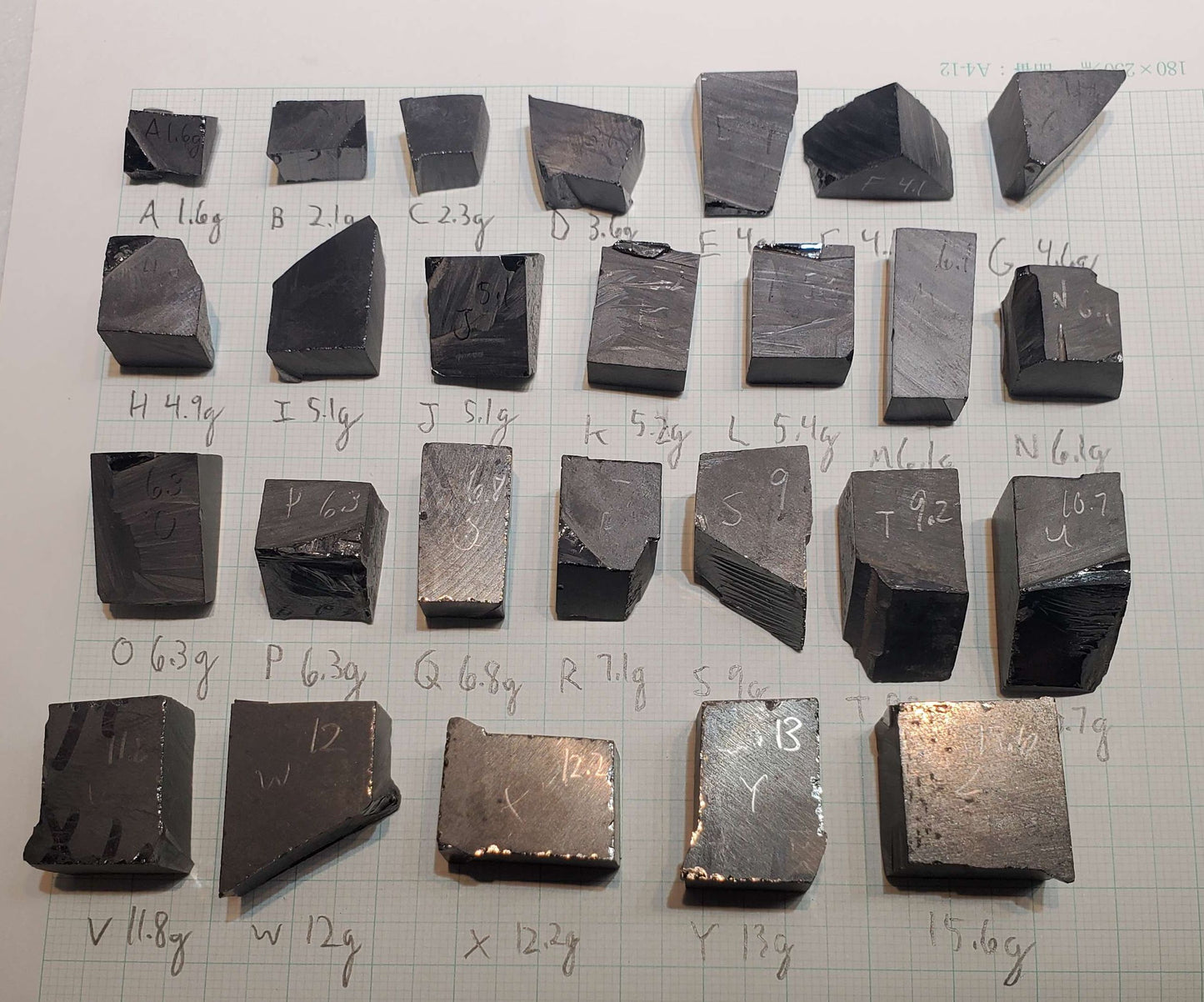 Black Moissanite Facet Rough