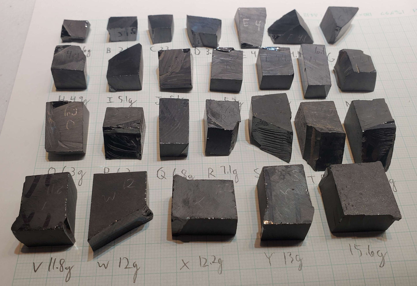 Black Moissanite Facet Rough