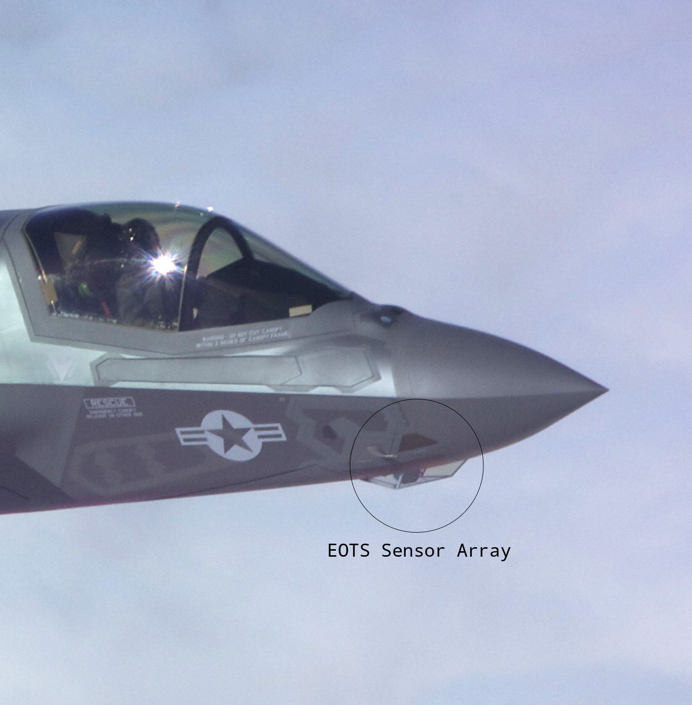 F-35 Fighter Jet Window Sapphire EOTS Cut Loose Gems (F35 Gem)