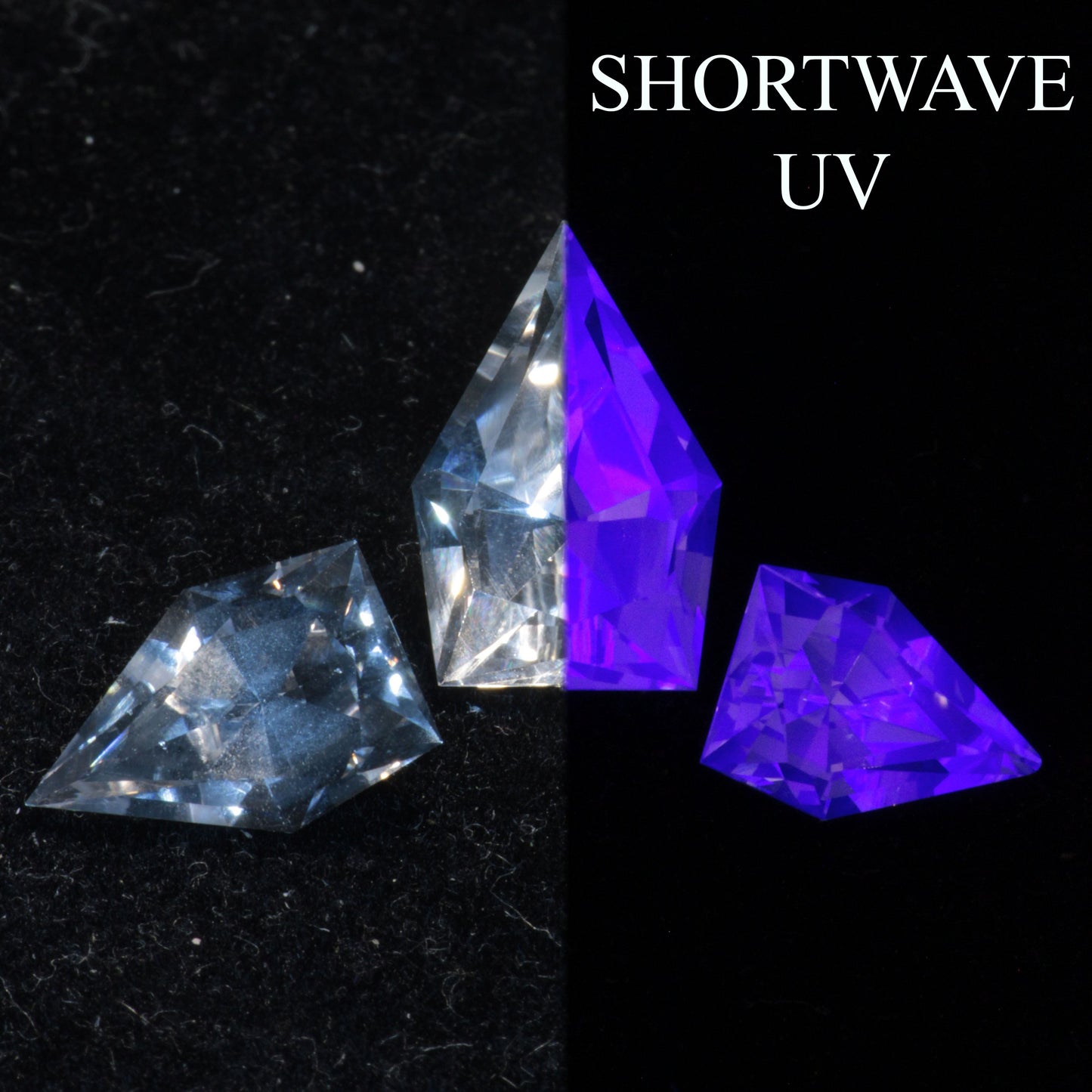 F-35 Fighter Jet Window Sapphire EOTS Cut Loose Gems (F35 Gem)