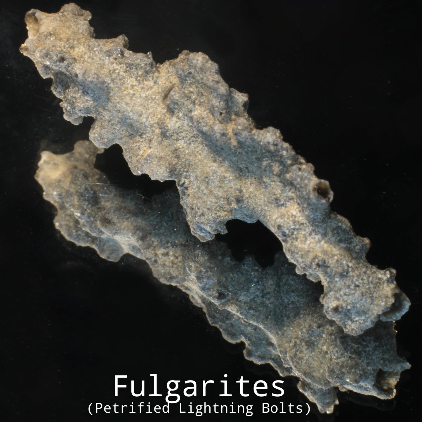 Fulgurite Specimens, Fossil Lightning Glass