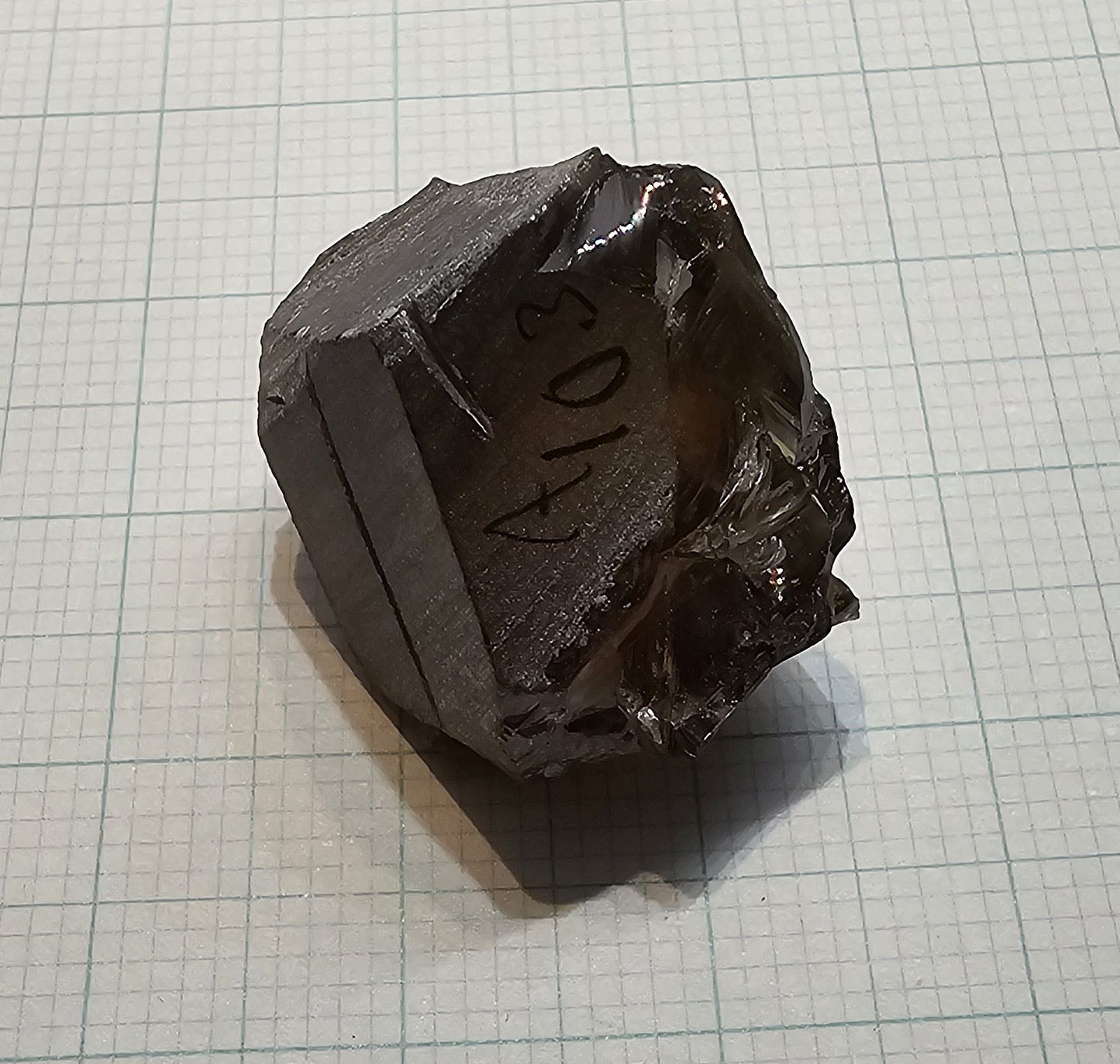 Rutile Facet Rough, Lab Created Rutile Uncut