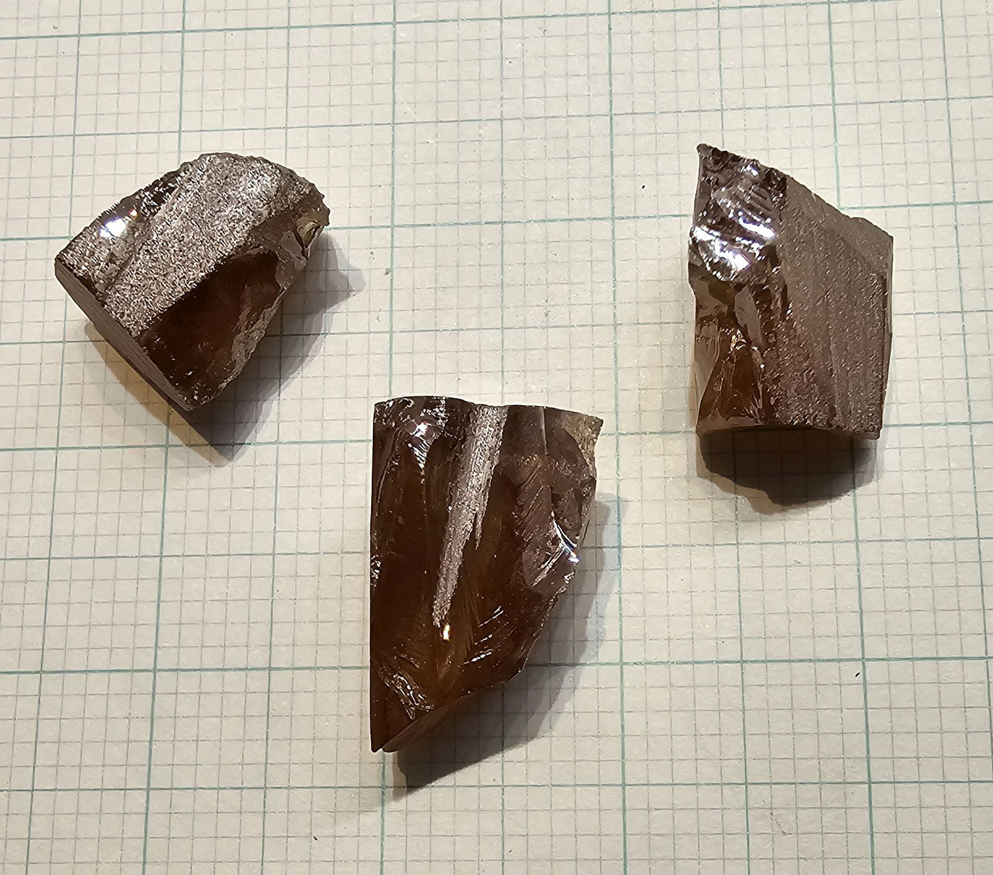 Rutile Facet Rough, Lab Created Rutile Uncut