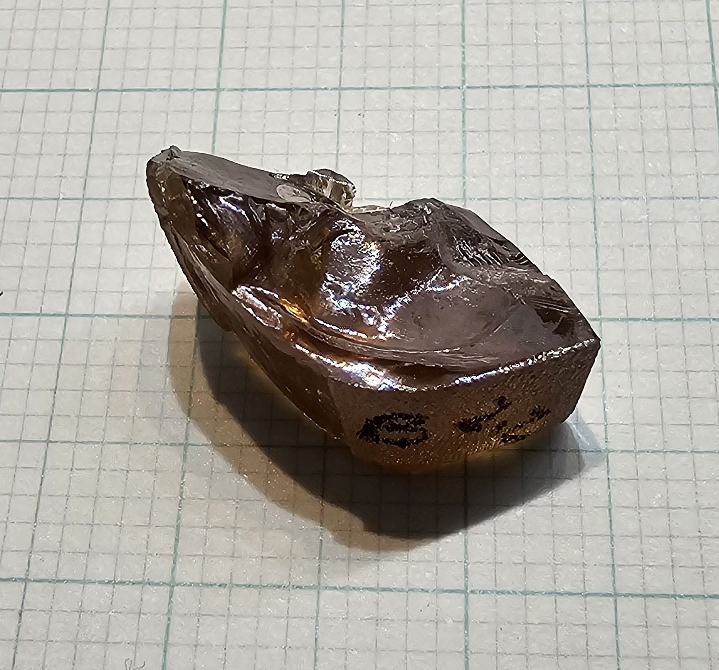 Rutile Facet Rough, Lab Created Rutile Uncut