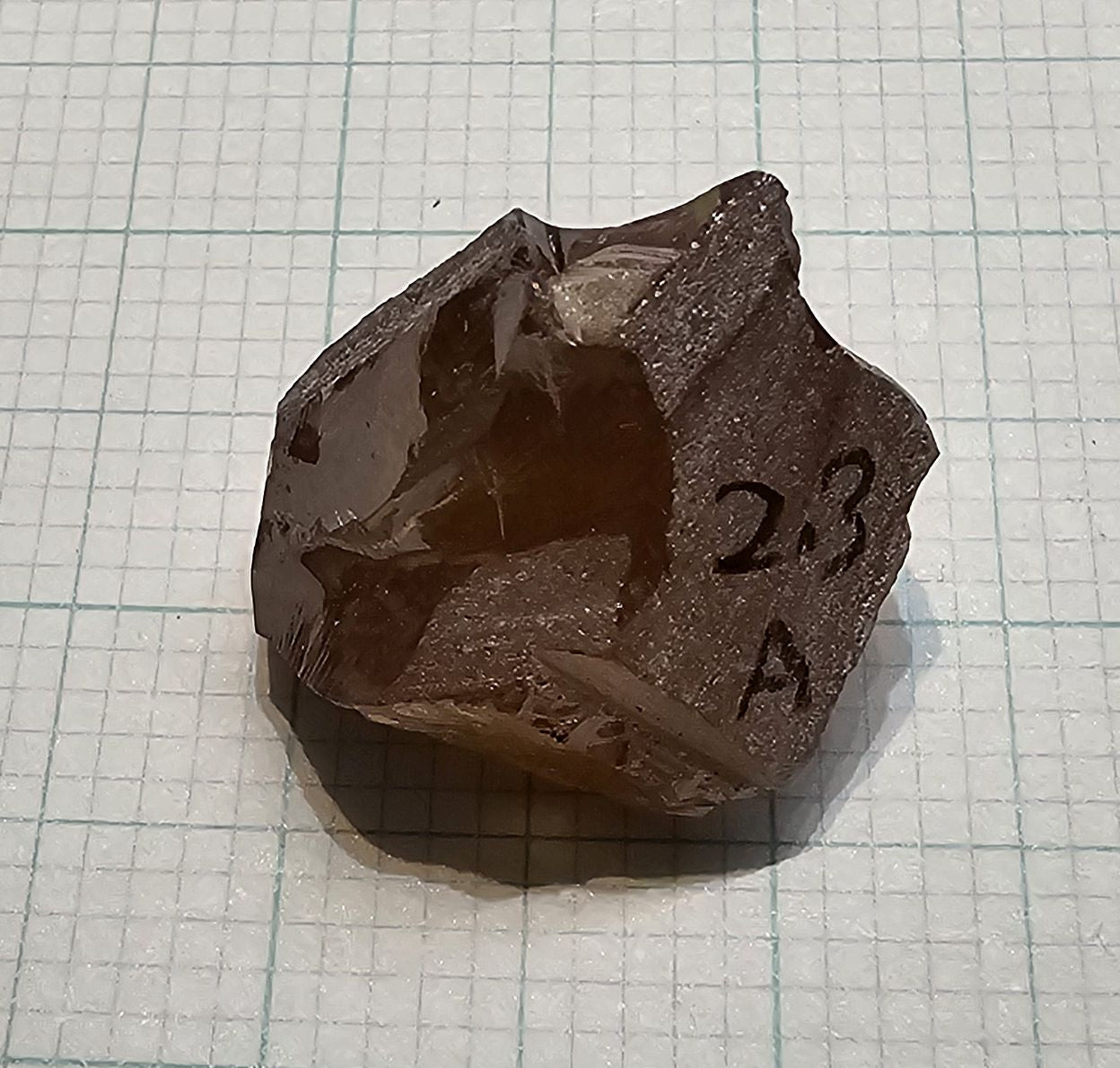 Rutile Facet Rough, Lab Created Rutile Uncut