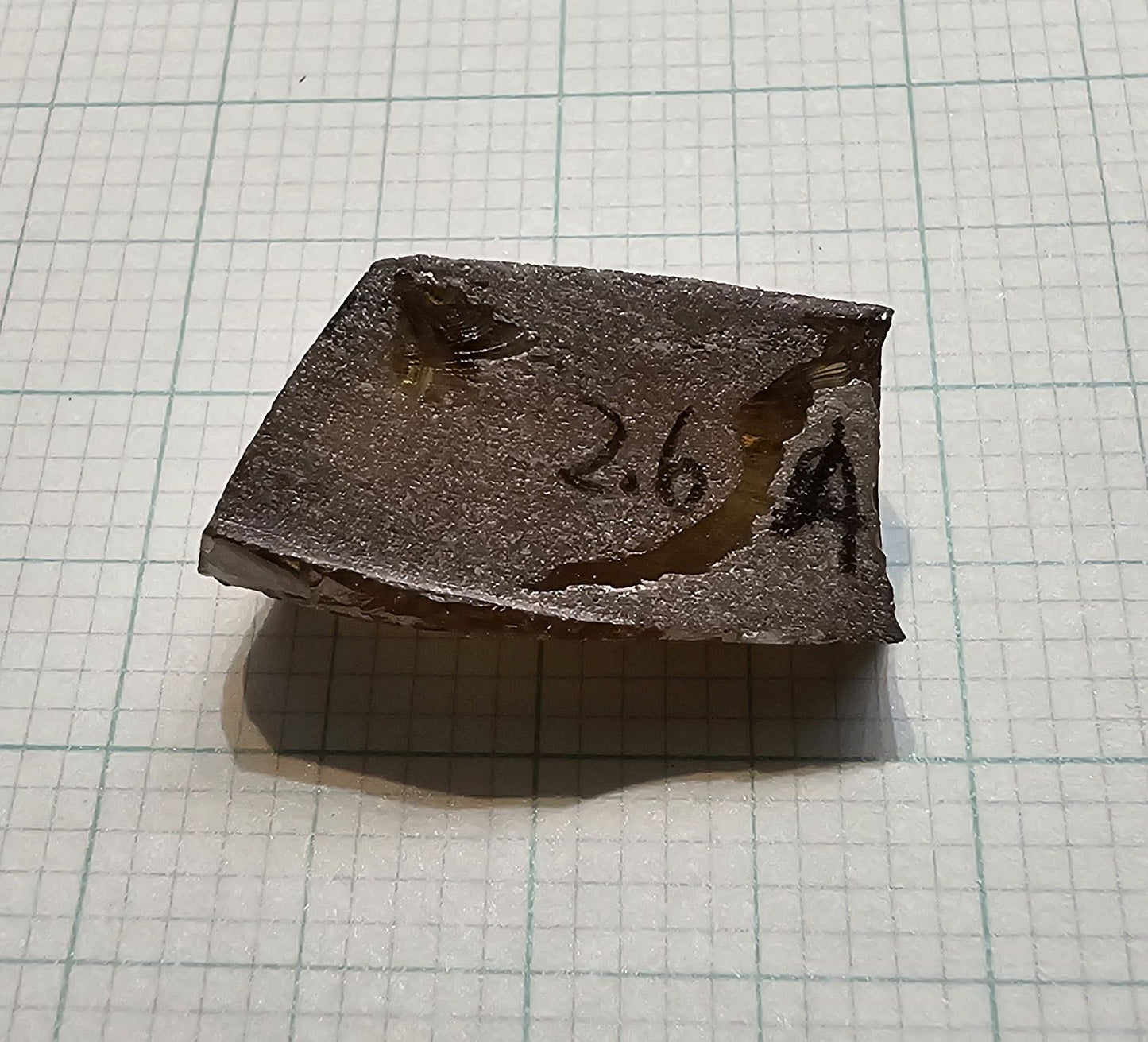 Rutile Facet Rough, Lab Created Rutile Uncut