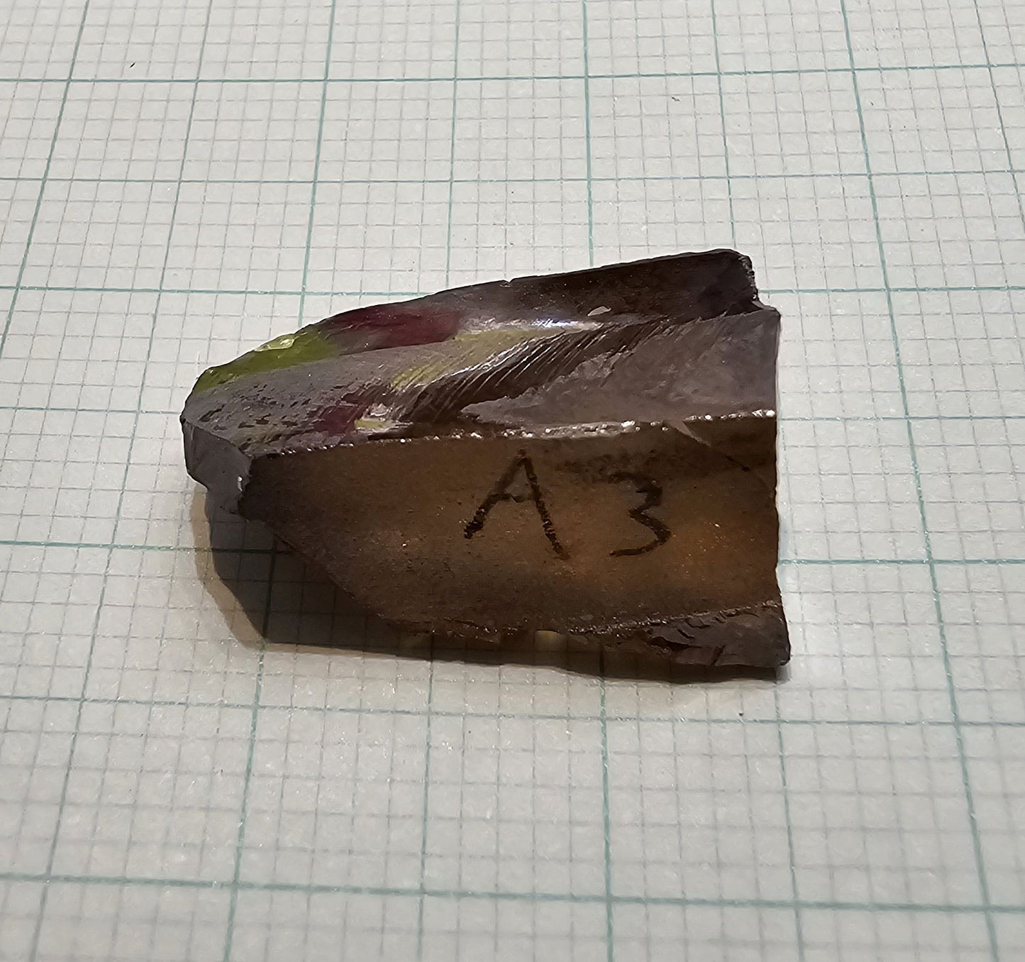 Rutile Facet Rough, Lab Created Rutile Uncut