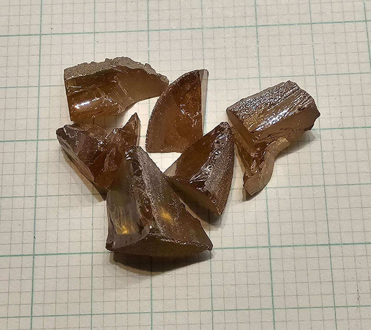 Rutile Facet Rough, Lab Created Rutile Uncut