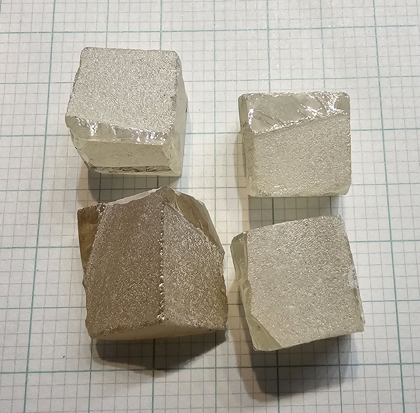 Rutile Facet Rough, Lab Created Rutile Uncut