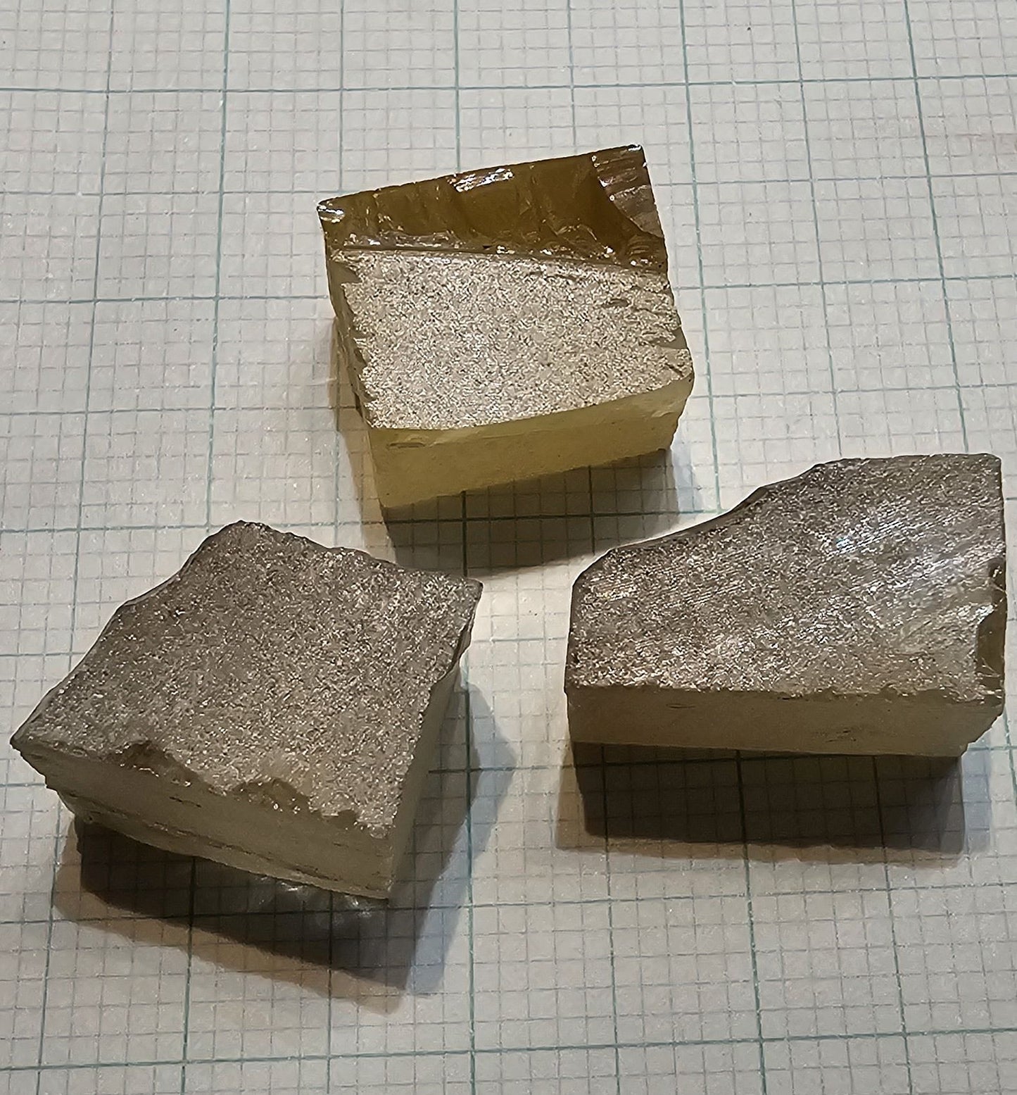 Rutile Facet Rough, Lab Created Rutile Uncut