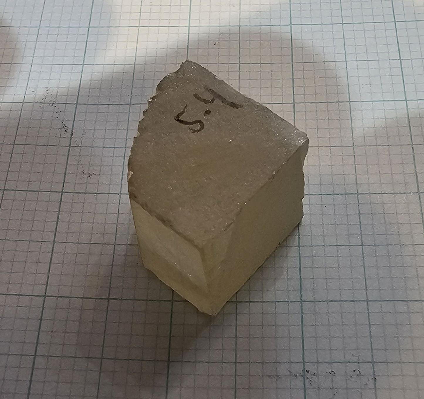 Rutile Facet Rough, Lab Created Rutile Uncut