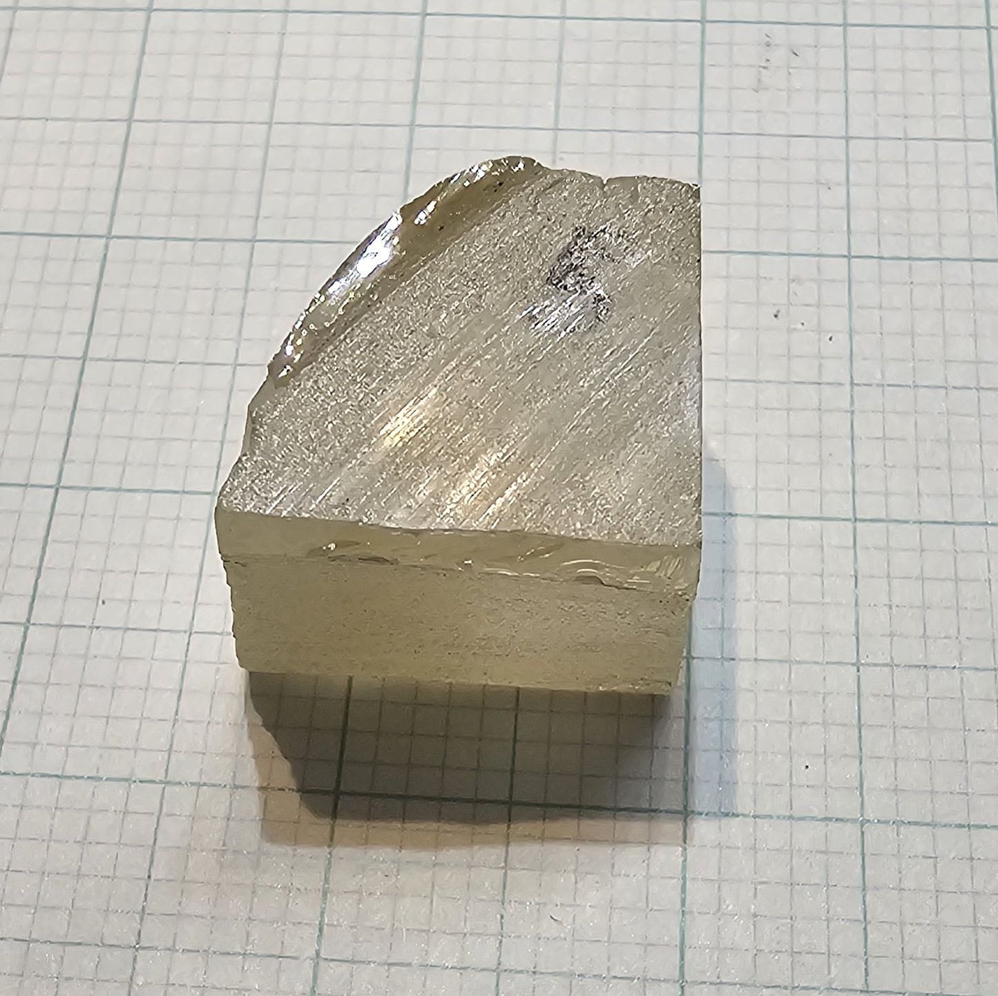 Rutile Facet Rough, Lab Created Rutile Uncut