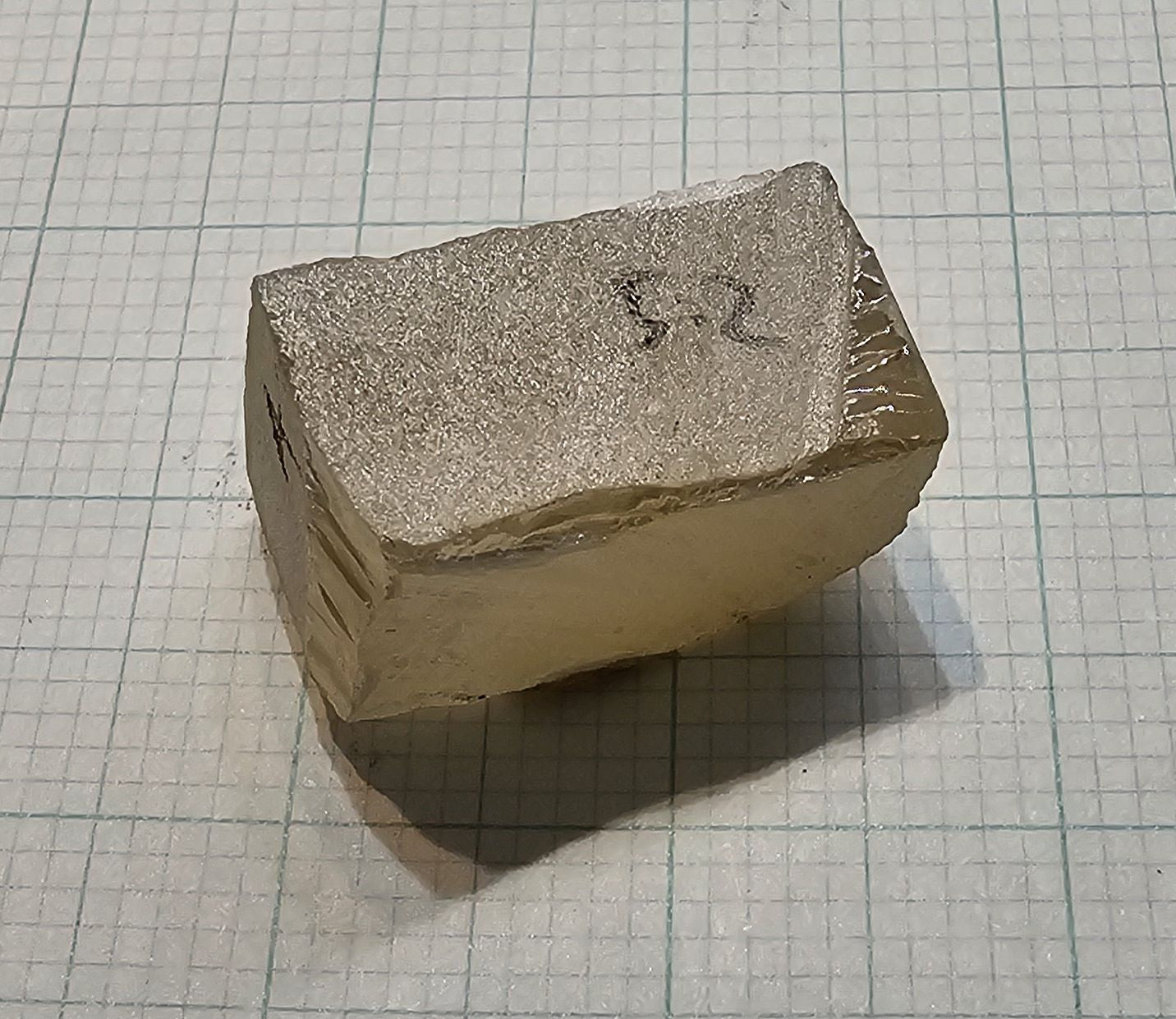 Rutile Facet Rough, Lab Created Rutile Uncut