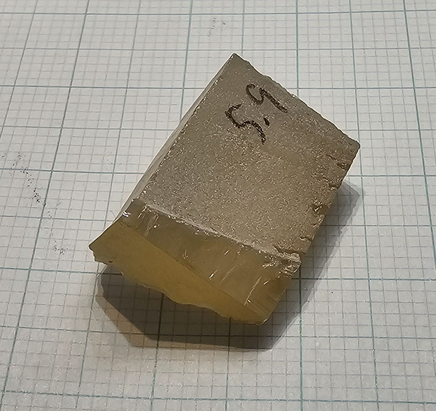 Rutile Facet Rough, Lab Created Rutile Uncut
