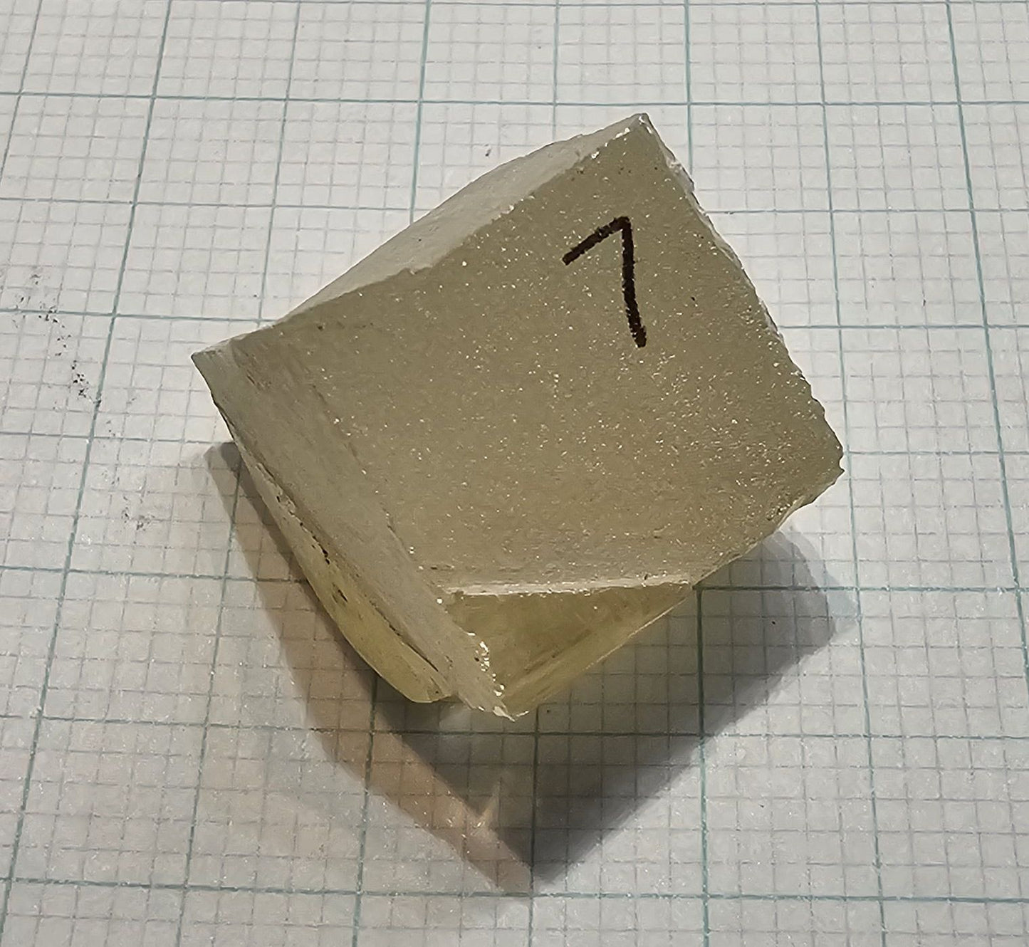 Rutile Facet Rough, Lab Created Rutile Uncut